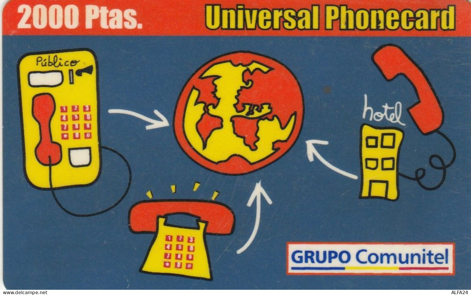 PREPAID PHONE CARD SPAGNA  (PM1774 - Other & Unclassified