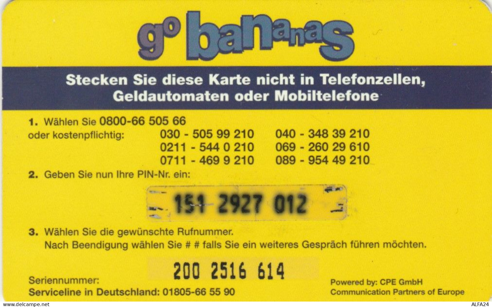 PREPAID PHONE CARD GERMANIA  (PM2584 - [2] Prepaid