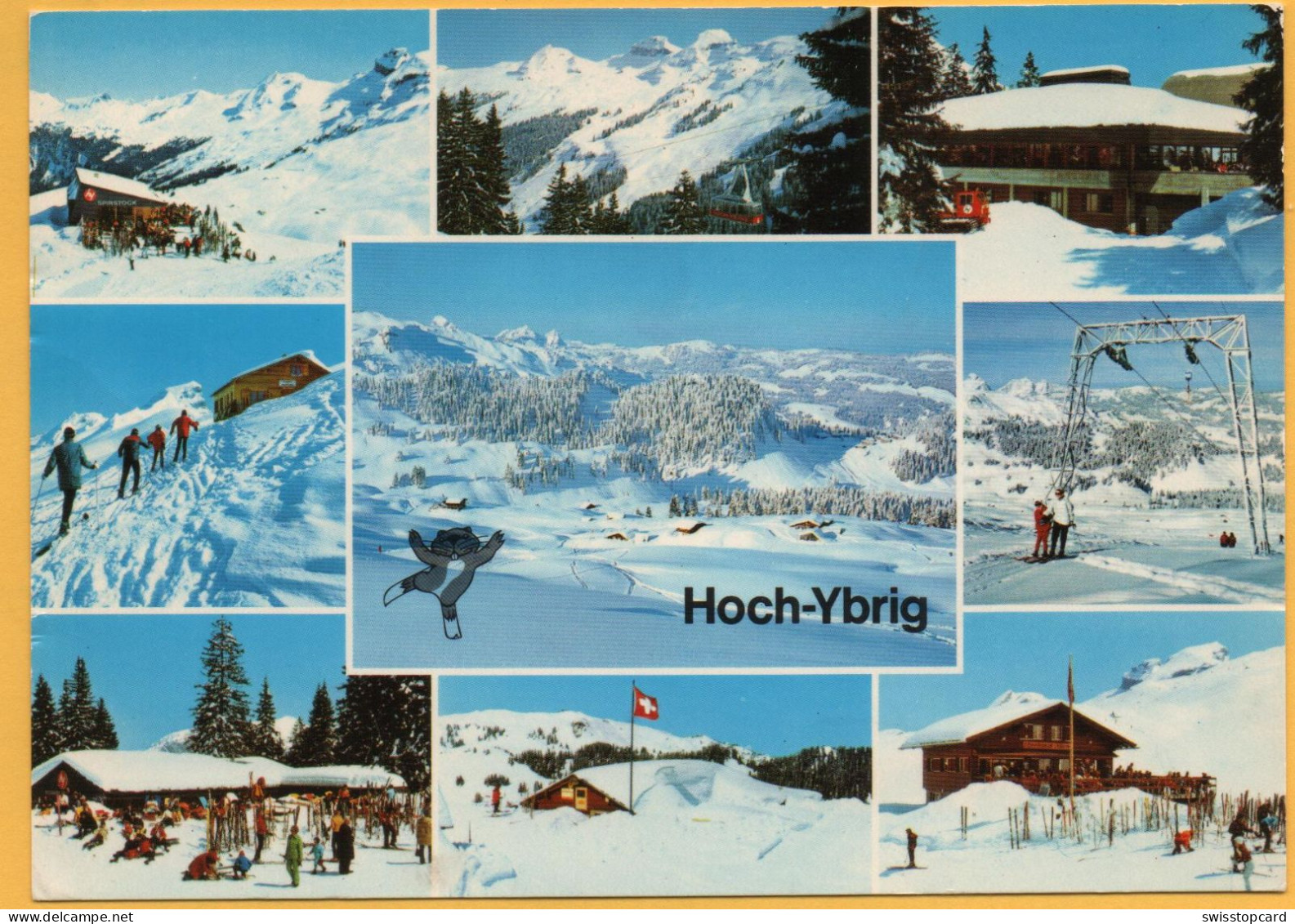 OBERIBERG Skigebiet Hoch-Ybrig Luftseilbahn Skilift - Oberiberg
