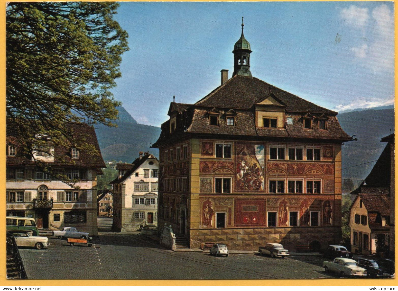 SCHWYZ Rathaus Auto Bus - Schwytz