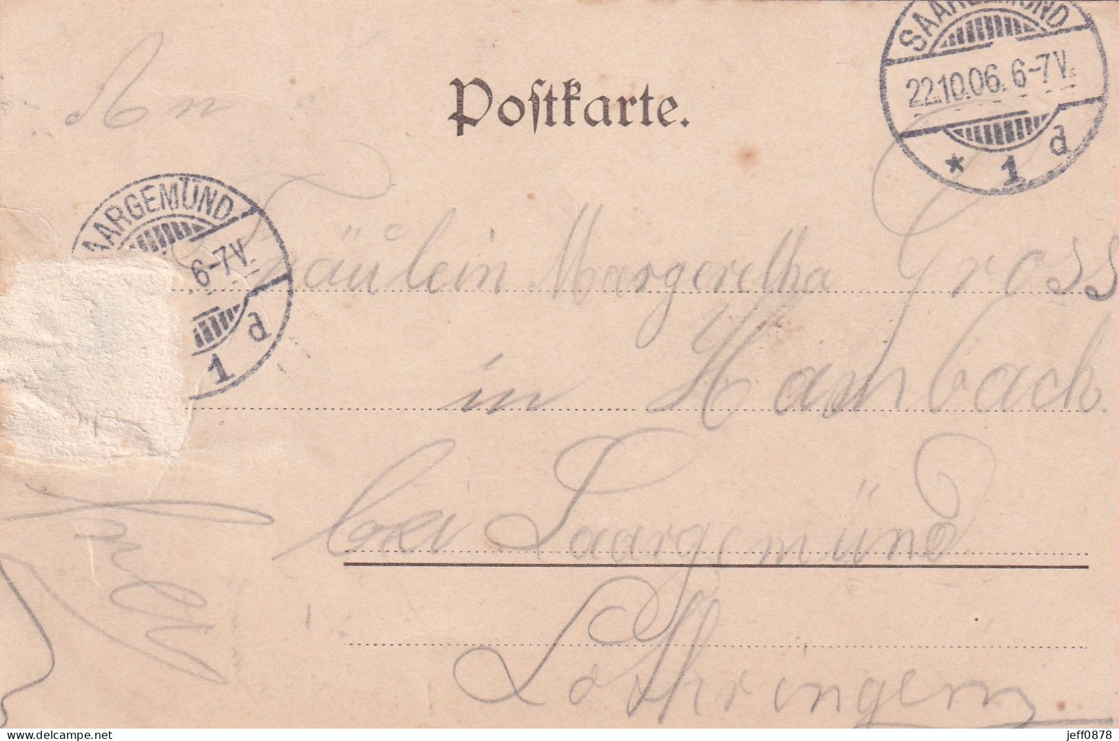 ALLEMAGNE - DEUTSCHLAND - SARRE - KREIS NEUNKIRCHEN - Gruss Aus Neunkirchen - 1906 - Très Bon état - Kreis Neunkirchen