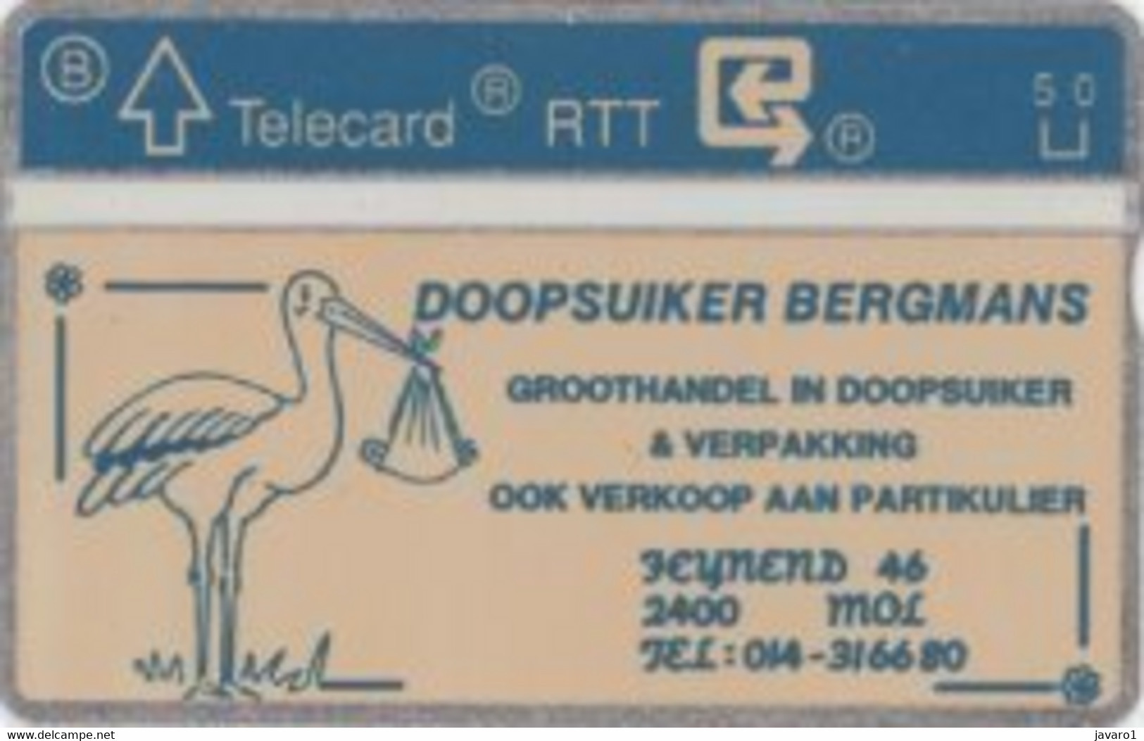 1991 : P102 DOOPSUIKER BERGMANS MINT - Senza Chip