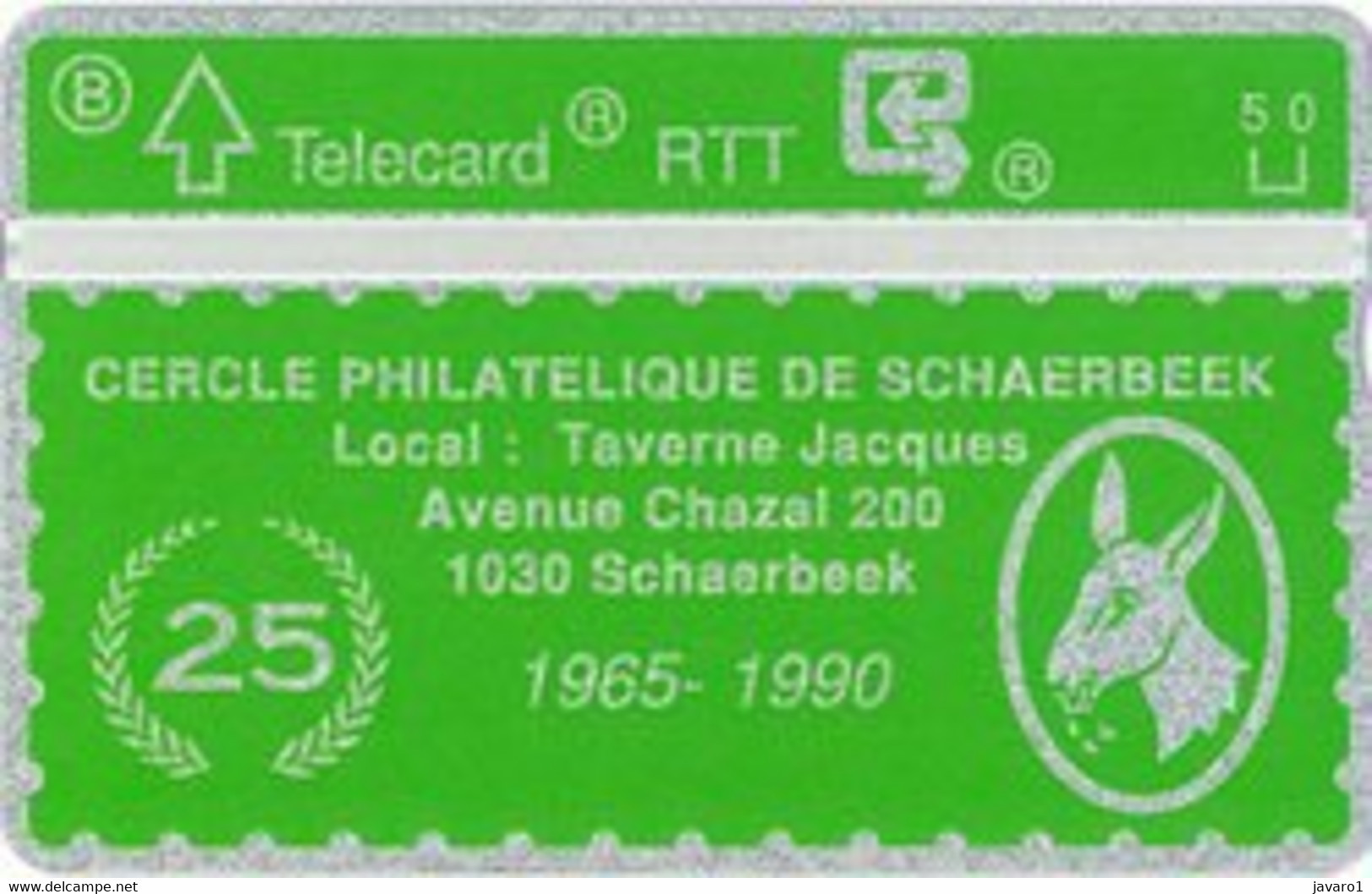 1990 : P045 SCHAARBEEK 1965-1990 Philiatelic Club MINT - Sans Puce