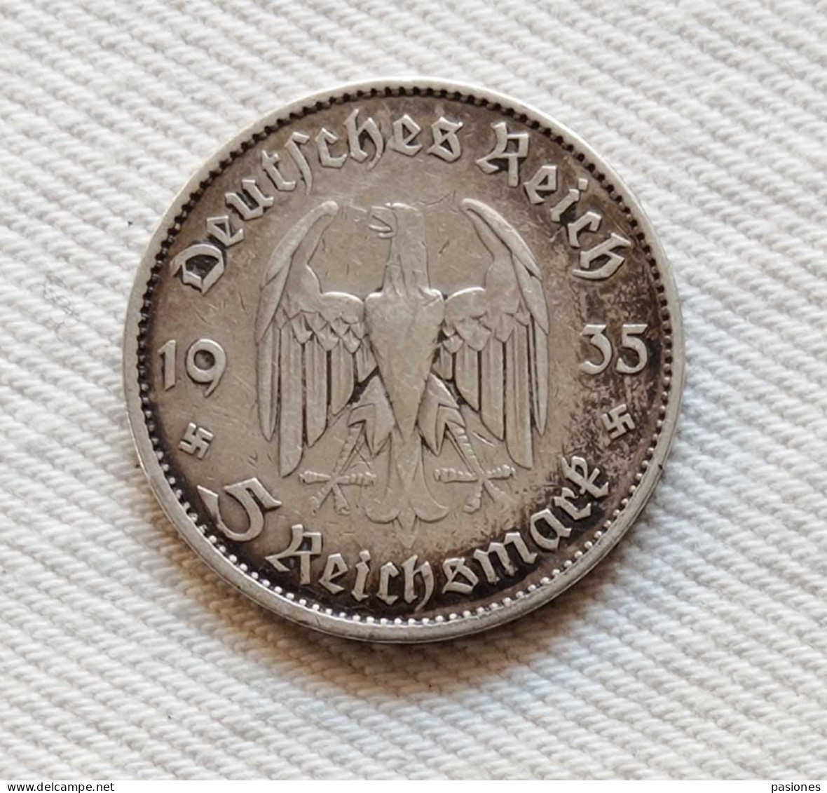 Germania 5 Reichsmark 1935A - 5 Reichsmark