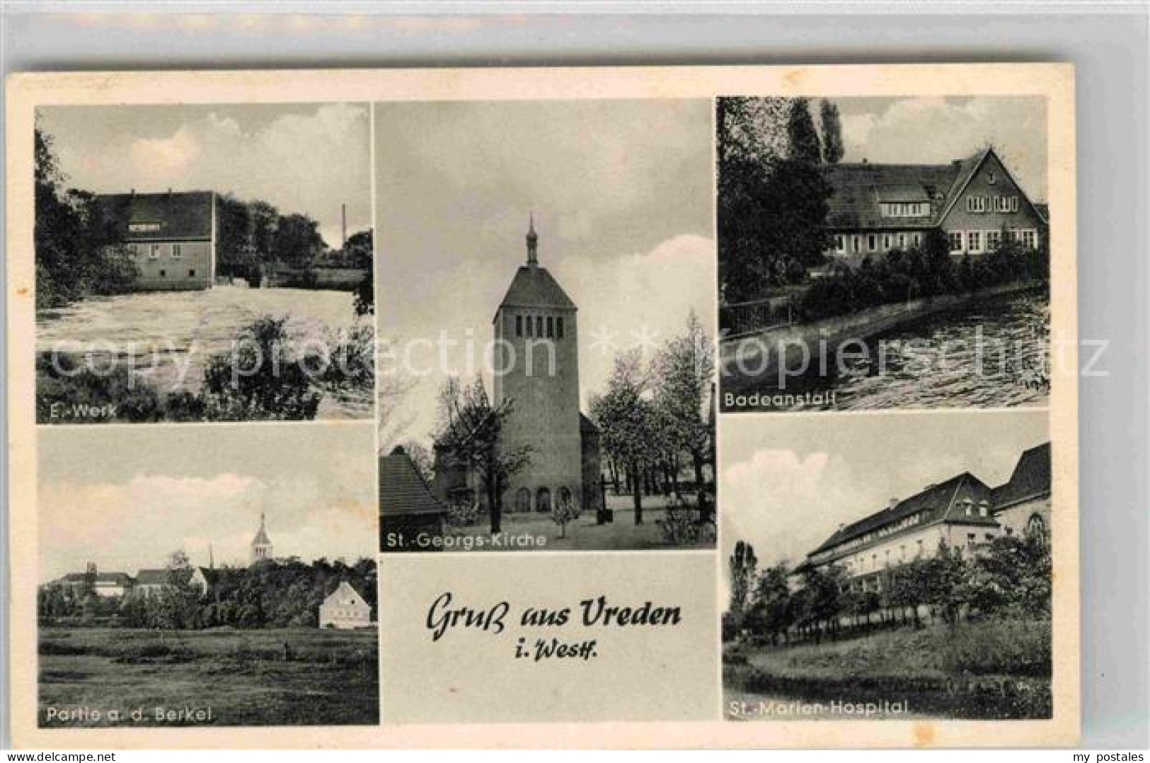 42604593 Vreden E Werk Berkel Sankt Georgs Kirche Sankt Marien Hospital Vreden - Vreden