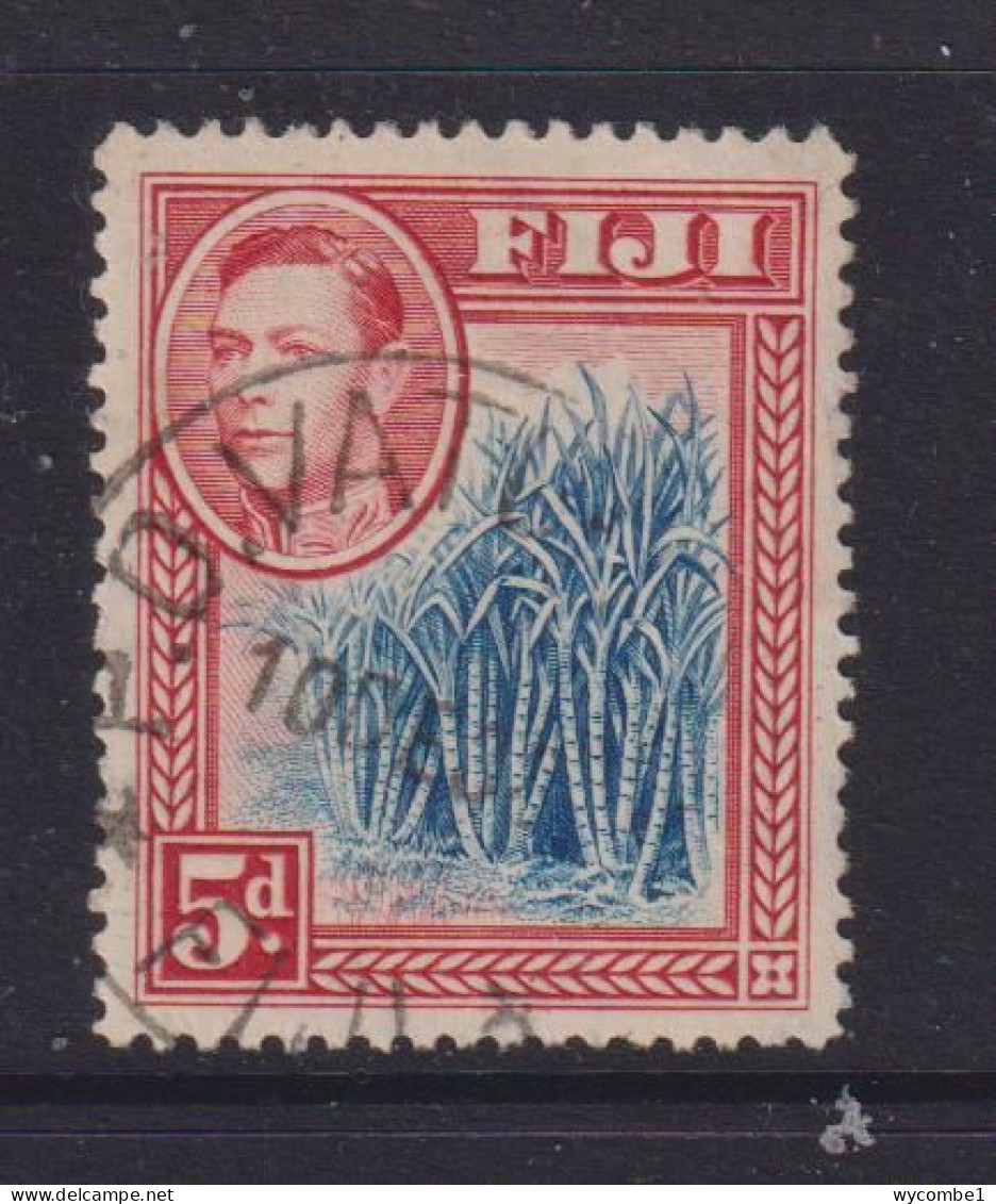 FIJI  - 1938 George VI 5d  Used As Scan - Fiji (...-1970)