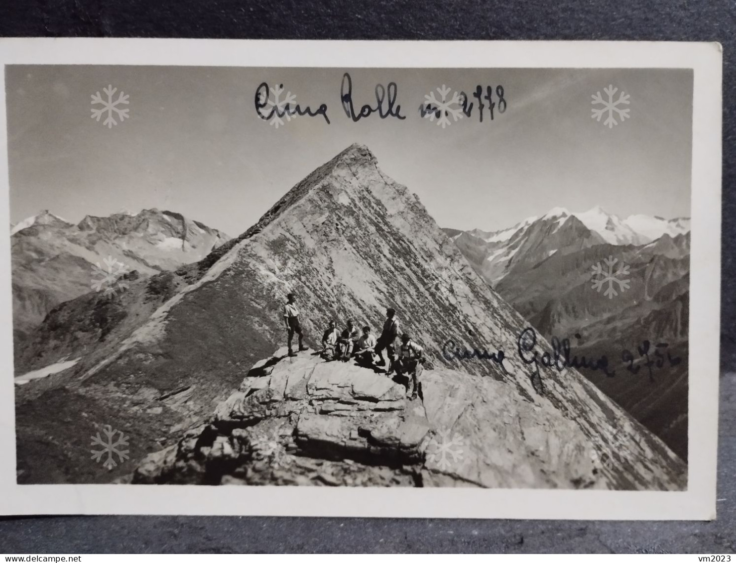 Da Identificare Cima Rolle. Edit. Fotografia JOCHLER Vipiteno E Colle Isarco. Rifugio Cima Gallina. 1933 - Vipiteno