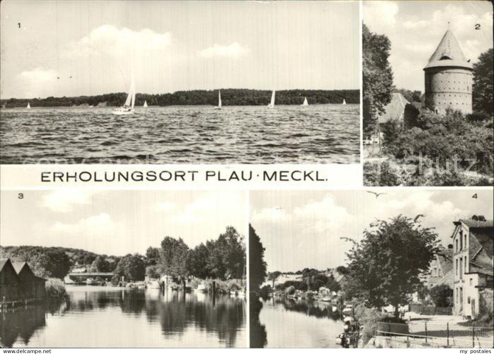 42601953 Plau Mecklenburg Plauer See Burgturm Elde Plau Am See - Plau