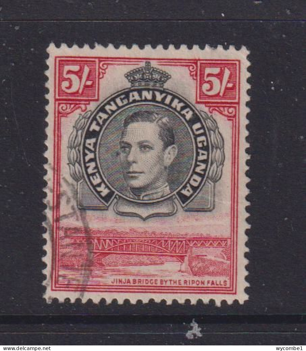 KENYA UGANDA AND TANGANYIKA - 1938 George VI 5s Used As Scan - Kenya, Ouganda & Tanzanie