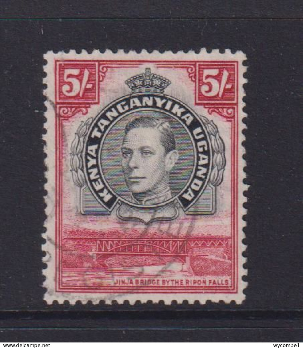 KENYA UGANDA AND TANGANYIKA - 1938 George VI 5s Used As Scan - Kenya, Ouganda & Tanzanie