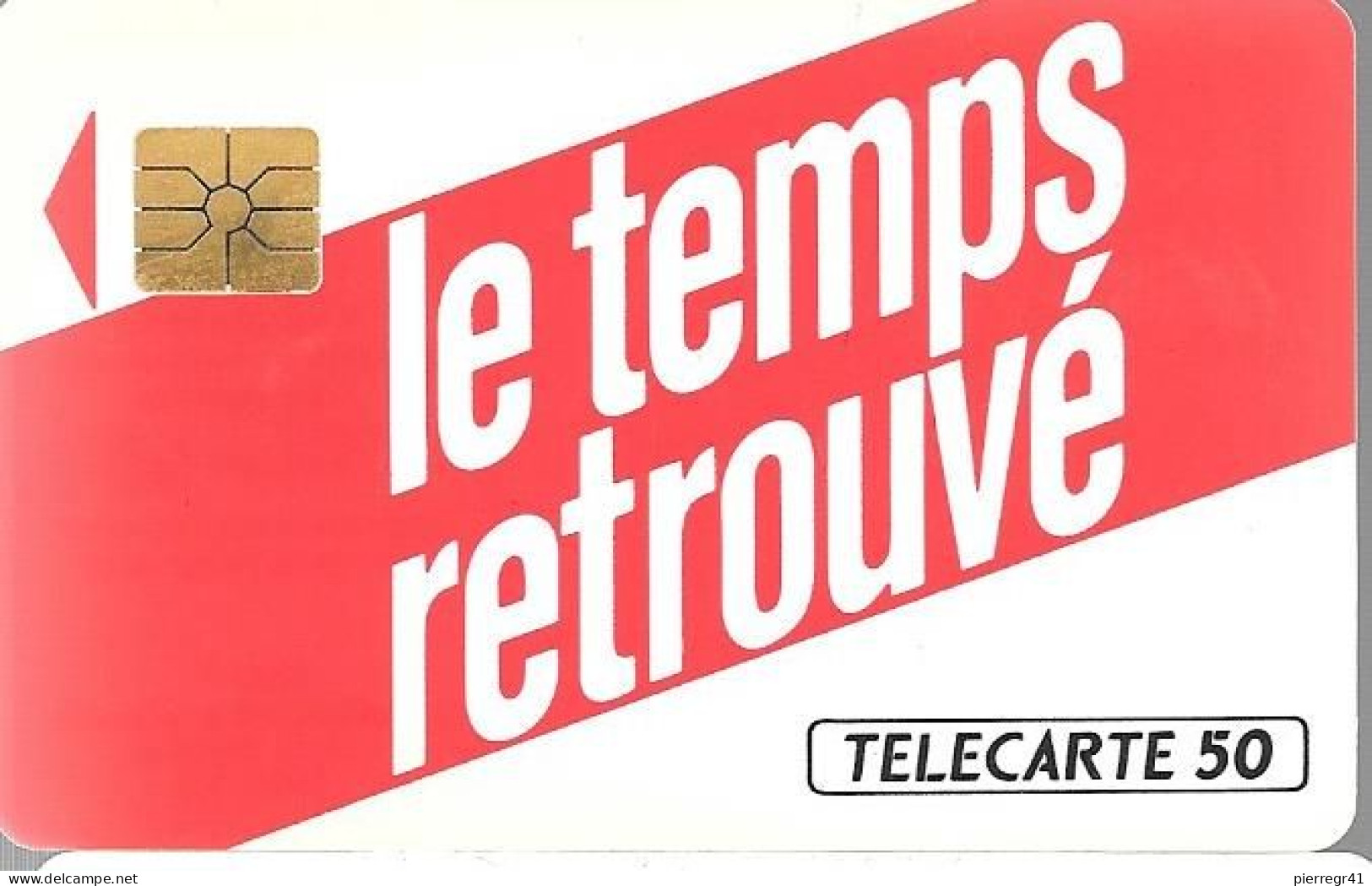 CARTE-PRIVEE-50U-SO2-D266- Le TEMPS RETROUVE N°2597-R°Mat-Neuve-TBE - Phonecards: Private Use
