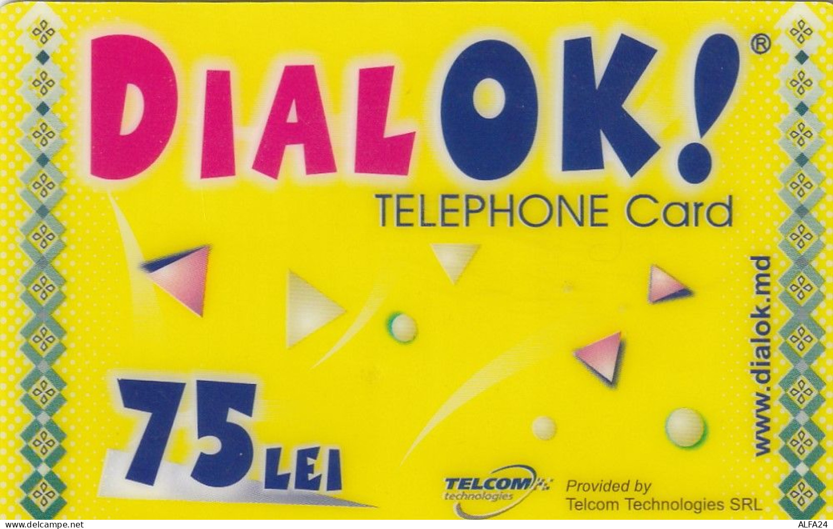 PREPAID PHONE CARD MOLDAVIA  (CV375 - Moldavie