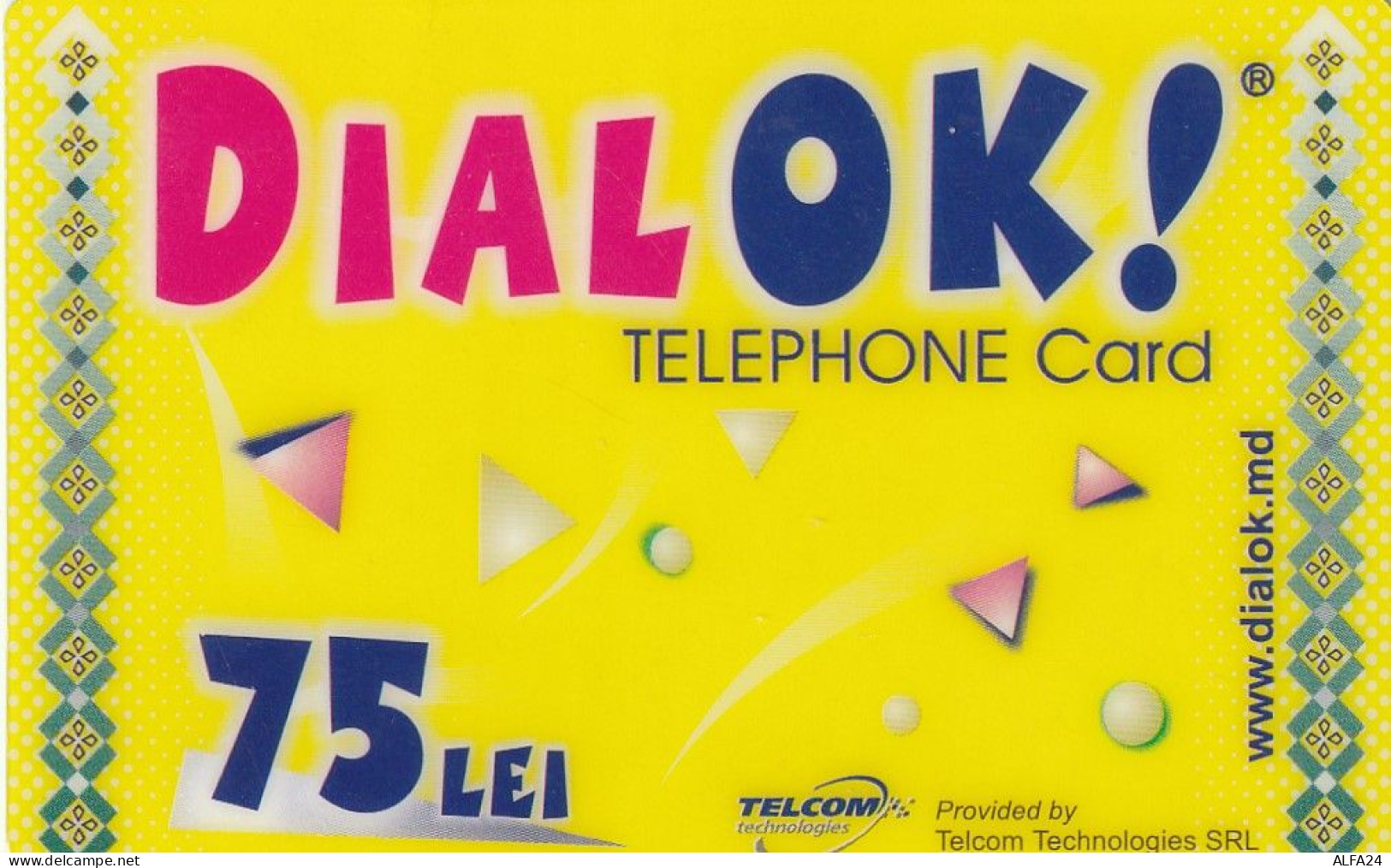 PREPAID PHONE CARD MOLDAVIA  (CV374 - Moldavie