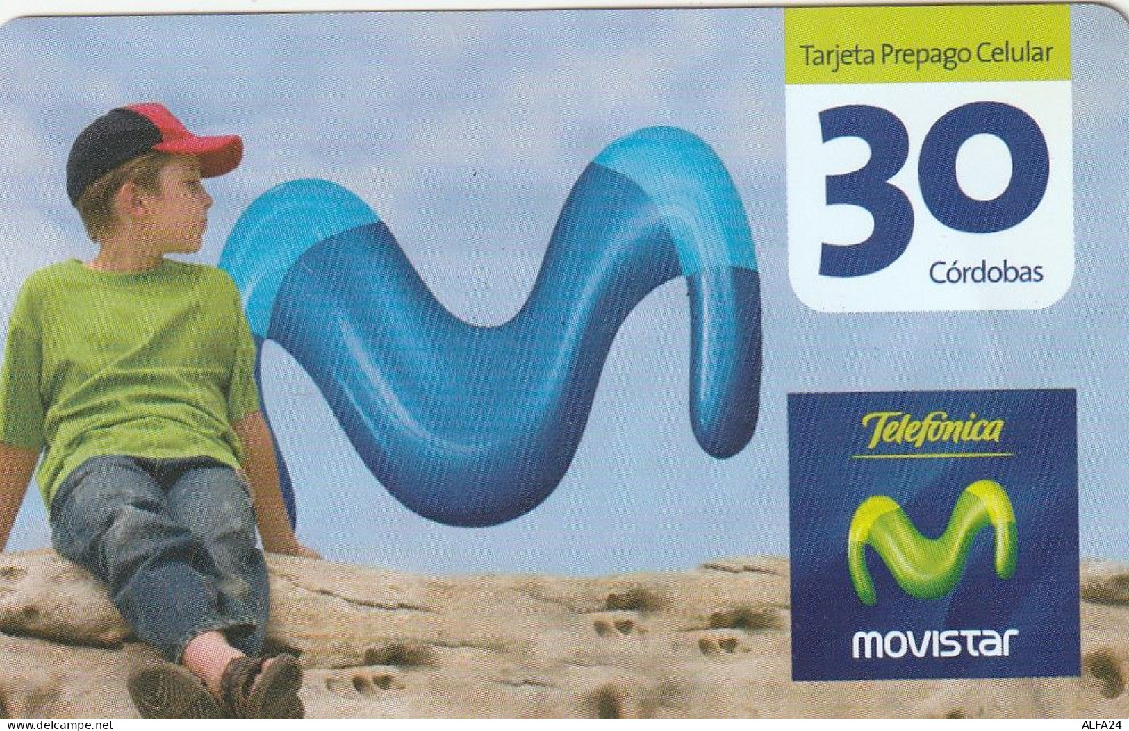 PREPAID PHONE CARD NICARAGUA  (CV308 - Nicaragua