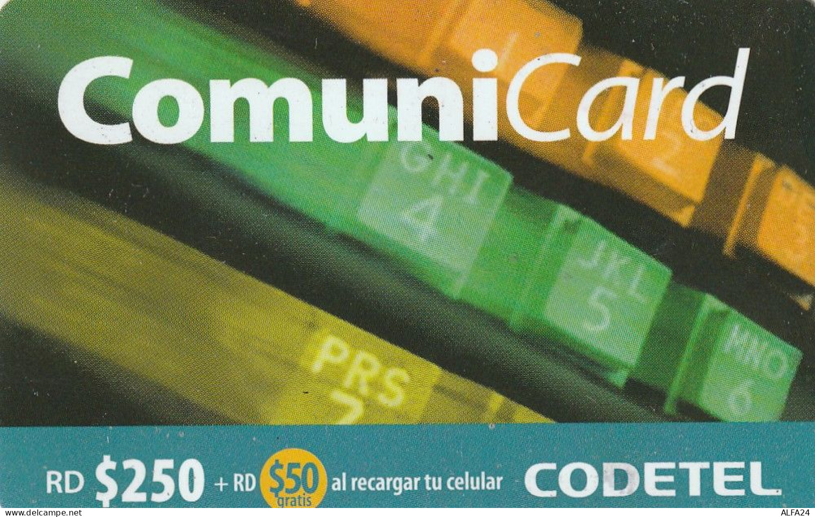 PREPAID PHONE CARD REPUBBLICA DOMINICANA  (CV271 - Dominicana