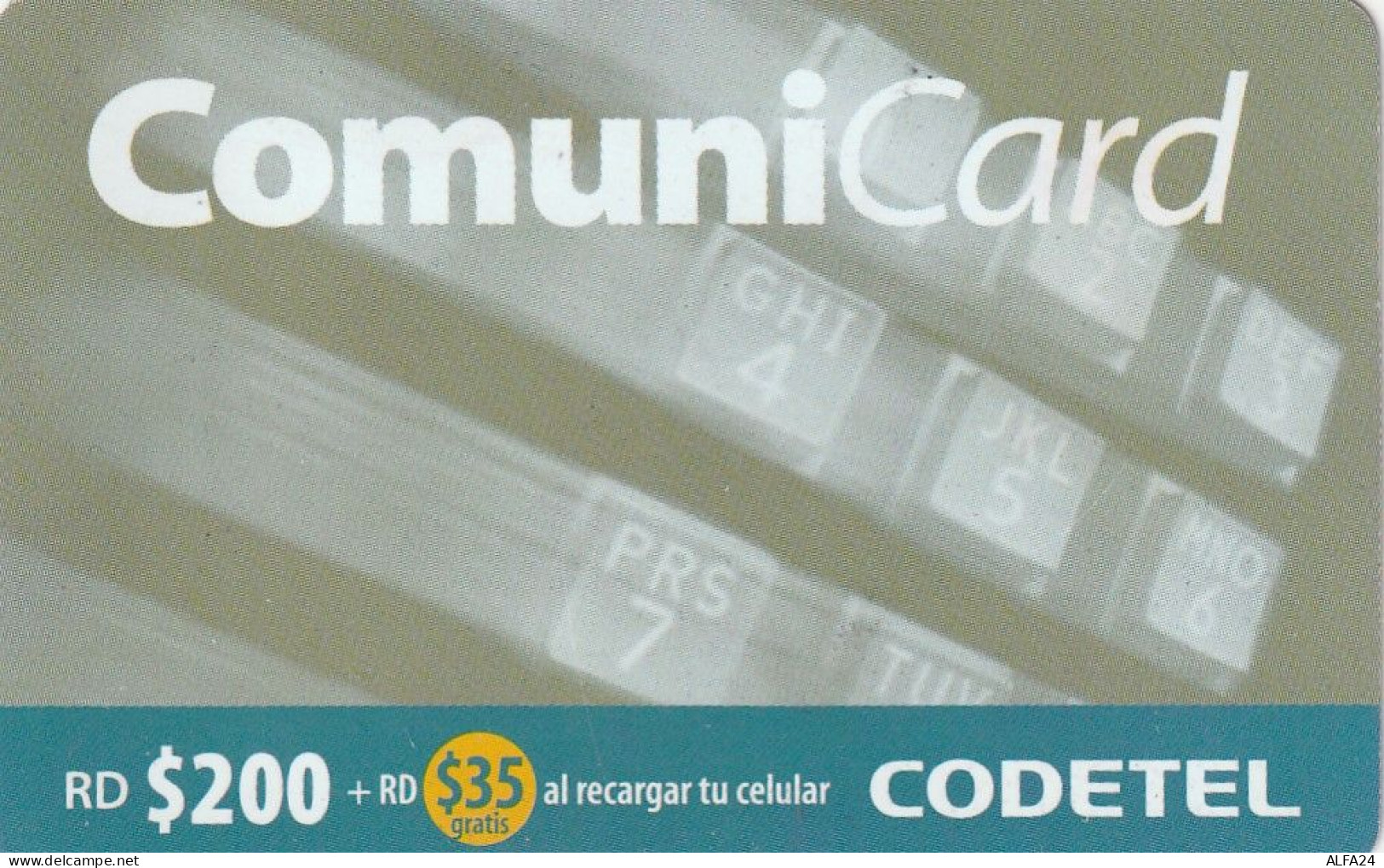 PREPAID PHONE CARD REPUBBLICA DOMINICANA  (CV269 - Dominik. Republik