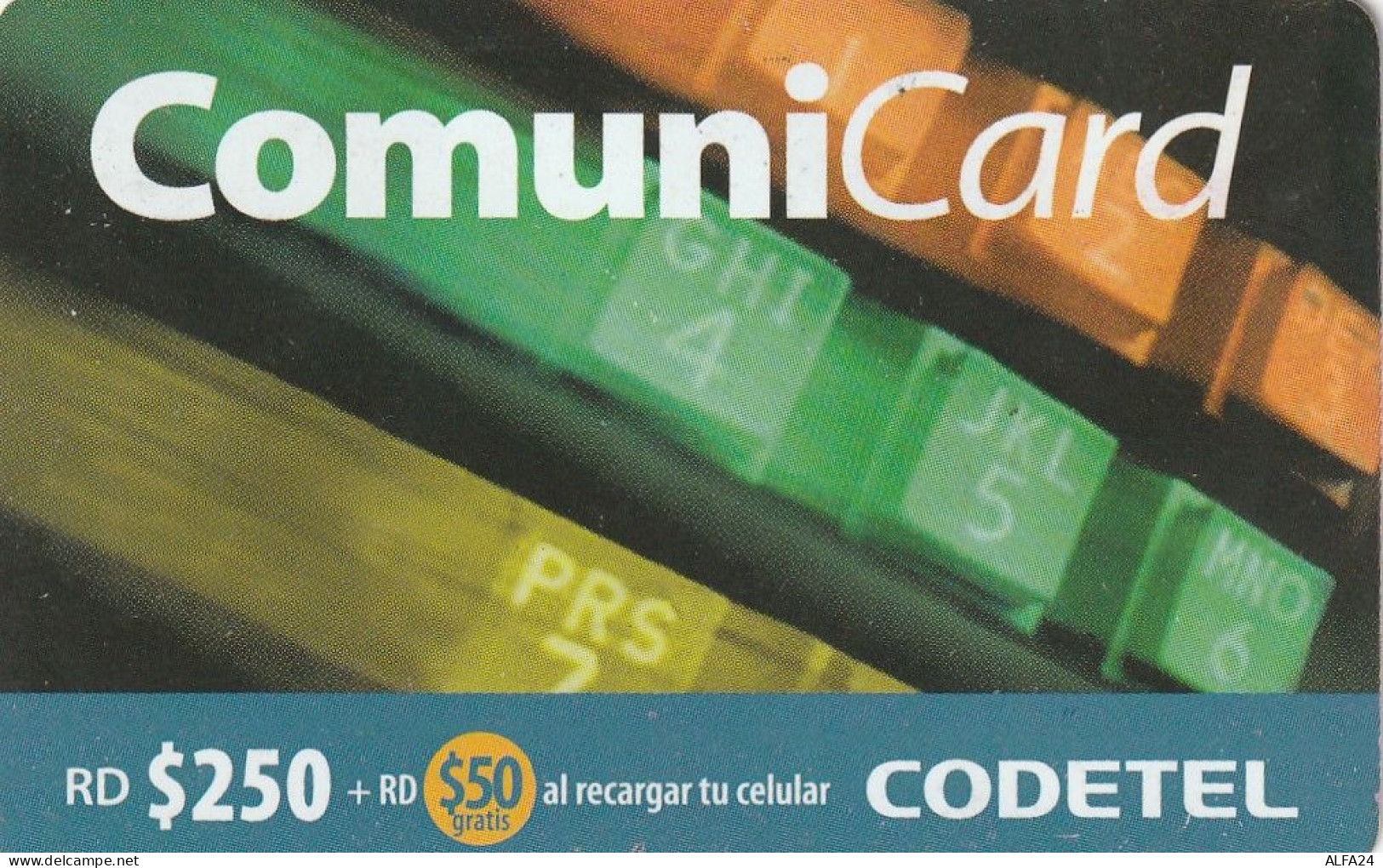 PREPAID PHONE CARD REPUBBLICA DOMINICANA  (CV268 - Dominicaanse Republiek