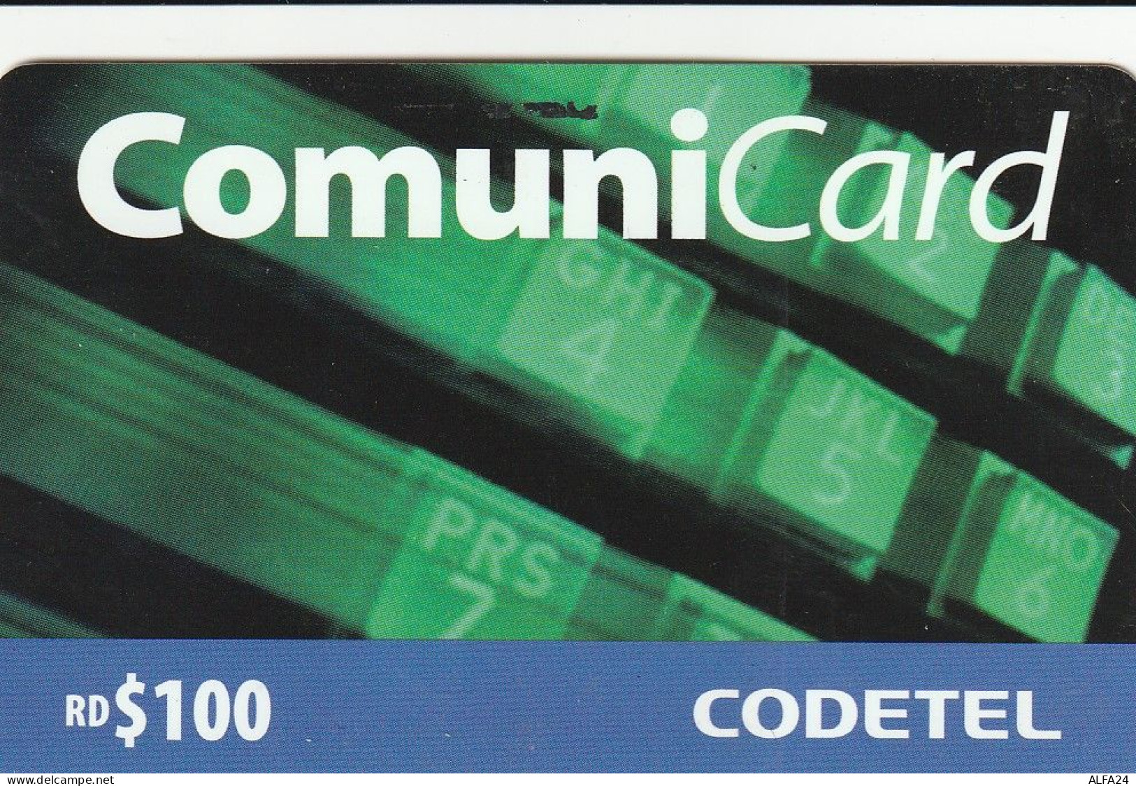 PREPAID PHONE CARD REPUBBLICA DOMINICANA  (CV266 - Dominicaanse Republiek