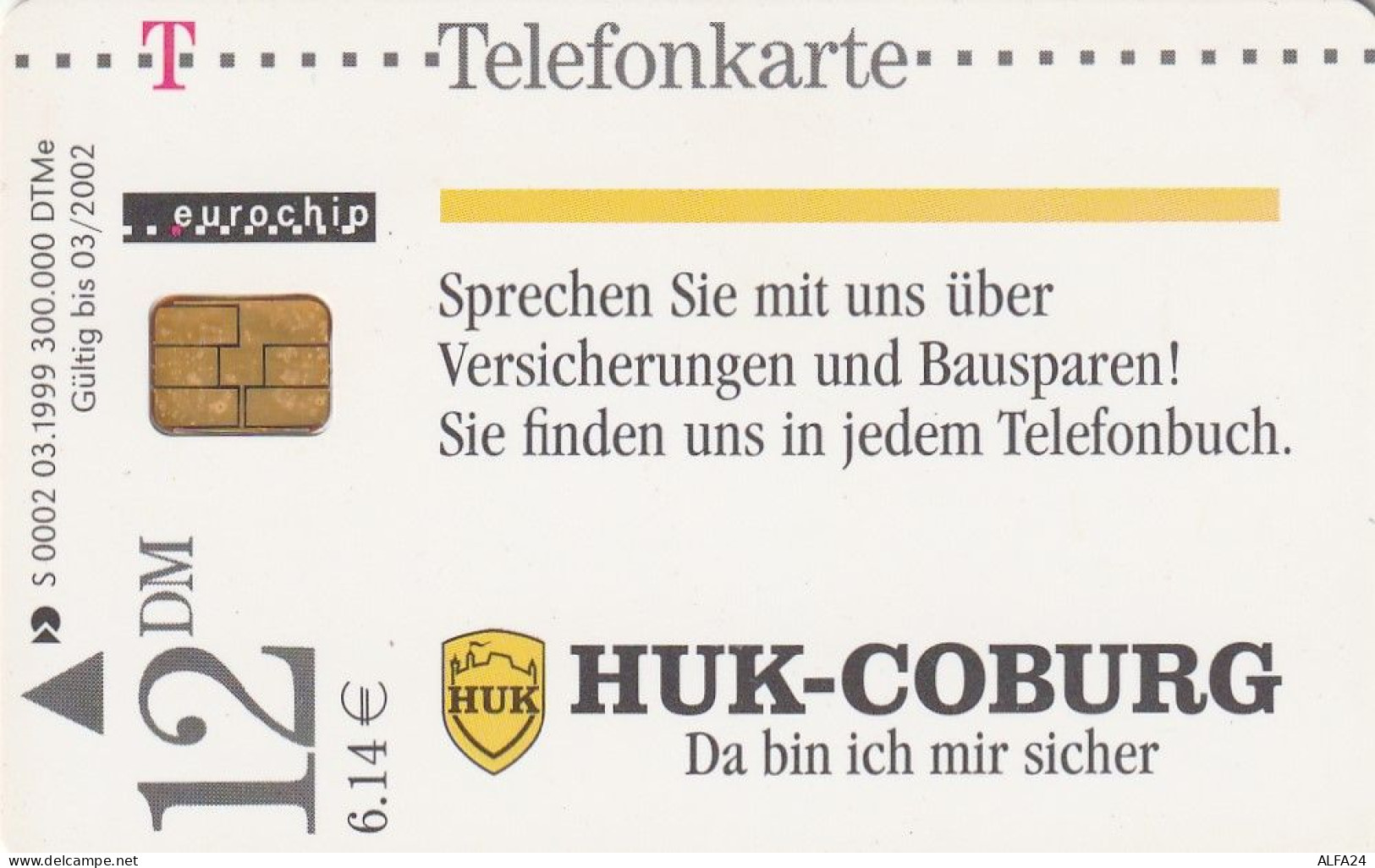 PHONE CARD GERMANIA SERIE S (CV1000 - S-Series : Taquillas Con Publicidad De Terceros