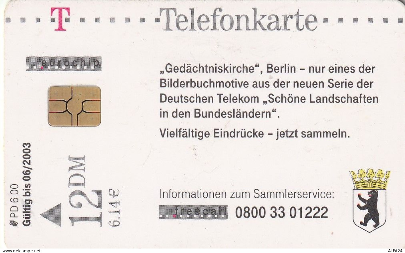 PHONE CARD GERMANIA SERIE PD (CV983 - P & PD-Series: Schalterkarten Der Dt. Telekom