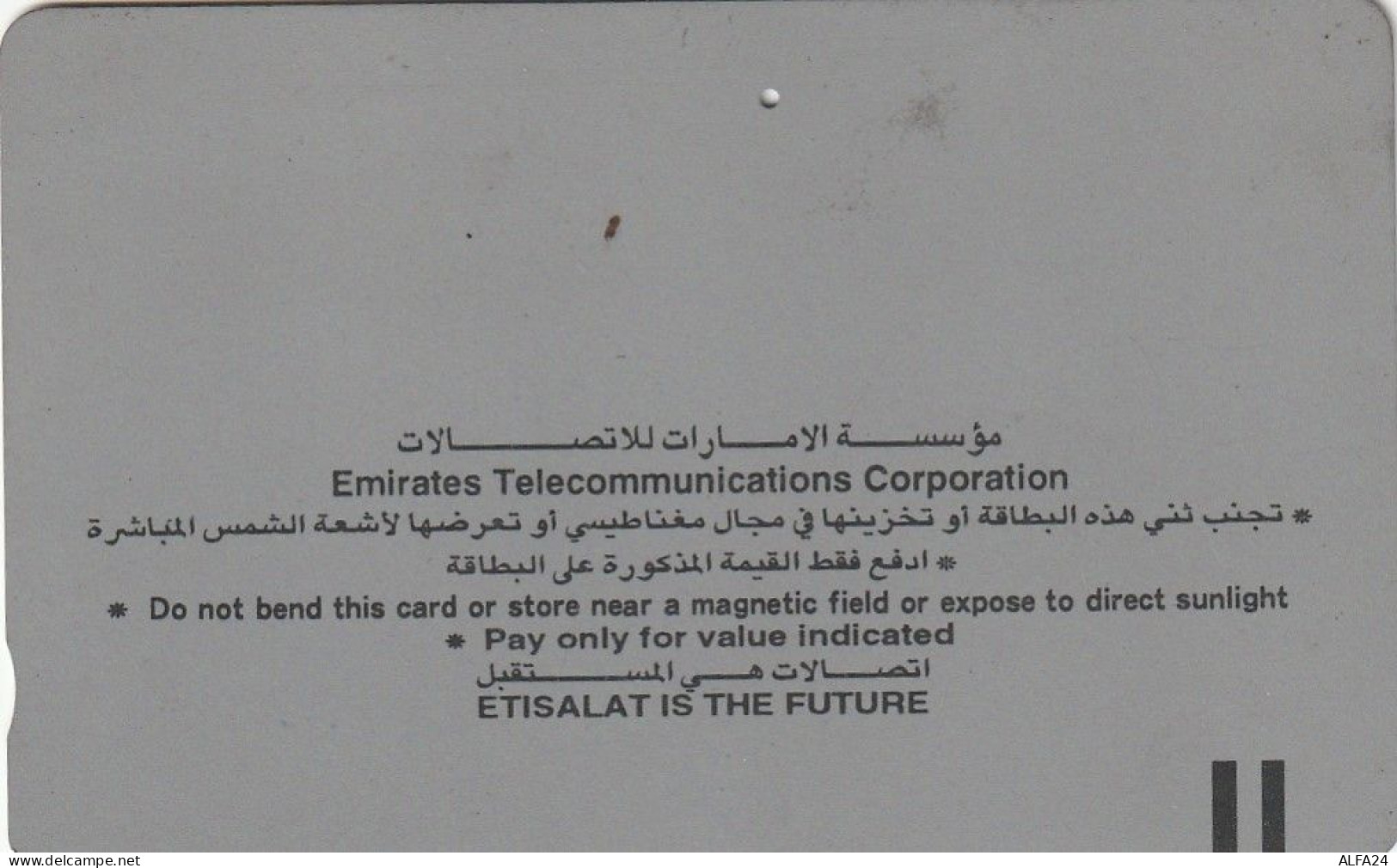 PHONE CARD EMIRATI ARABI  (CV968 - Emirats Arabes Unis