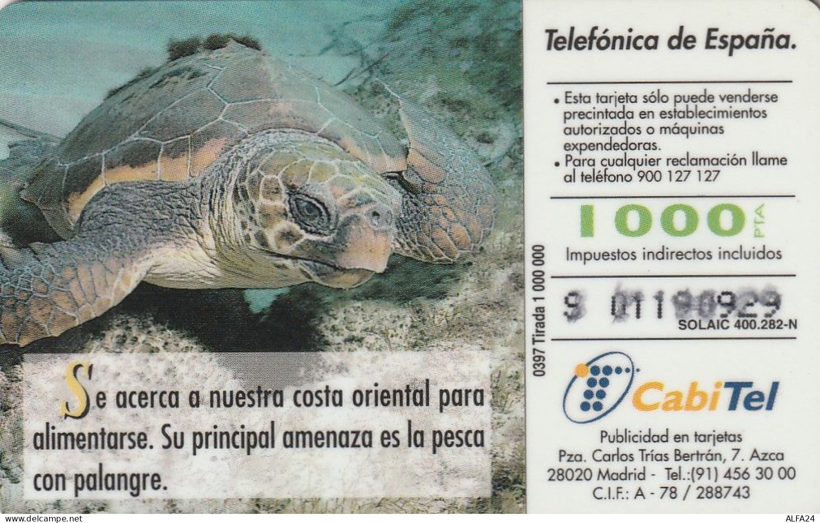 PHONE CARD SPAGNA  (CV885 - Commemorative Advertisment