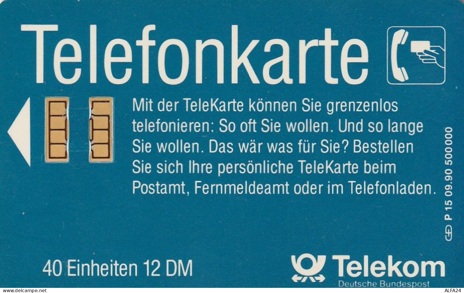 PHONE CARD GERMANIA SERIE P (CV880 - P & PD-Series: Schalterkarten Der Dt. Telekom