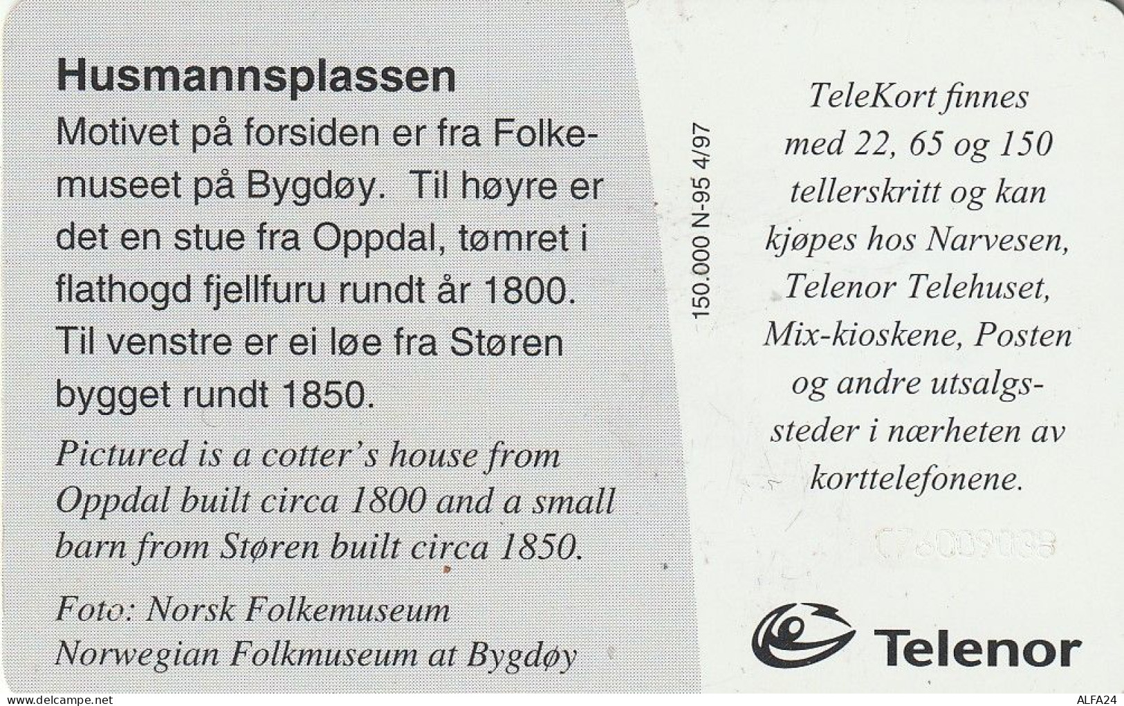 PHONE CARD NORVEGIA  (CV879 - Norwegen