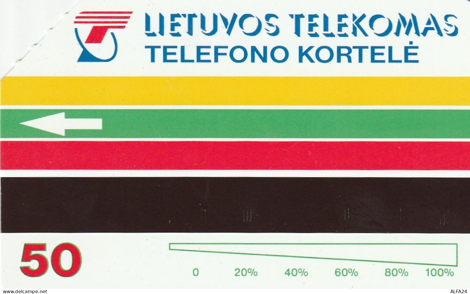 PHONE CARD LITUANIA URMET (CV859 - Lituanie