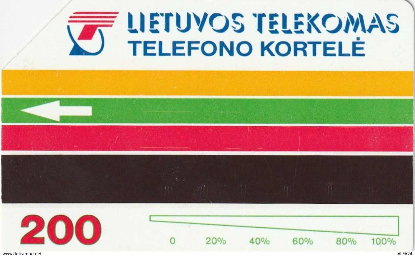 PHONE CARD LITUANIA URMET (CV824 - Lituanie