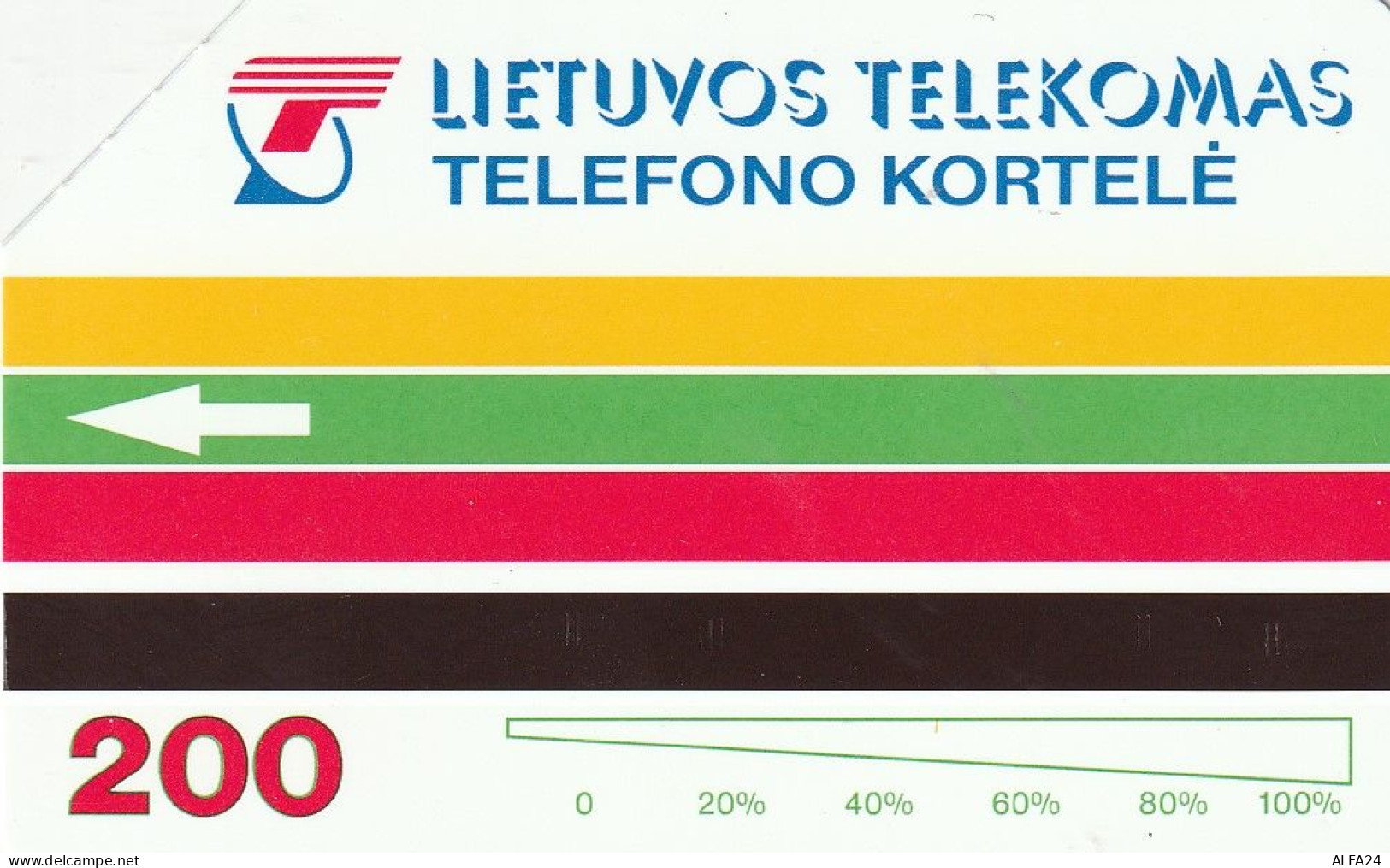 PHONE CARD LITUANIA URMET (CV812 - Lituanie
