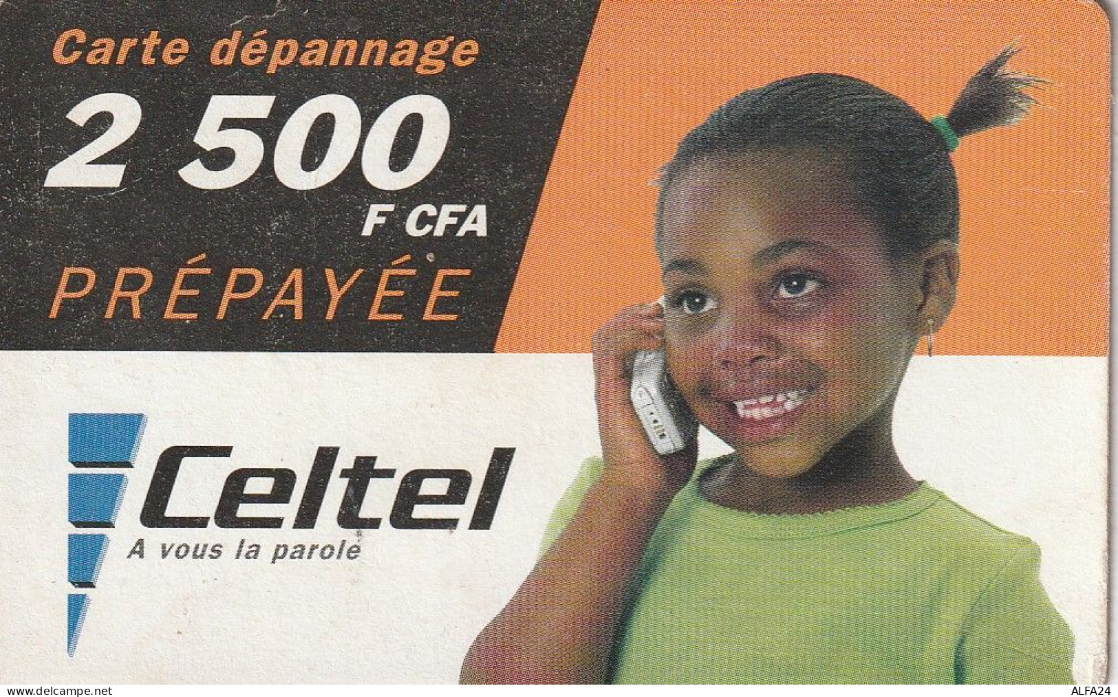 PREPAID PHONE CARD BURKINA FASO  (CV681 - Burkina Faso