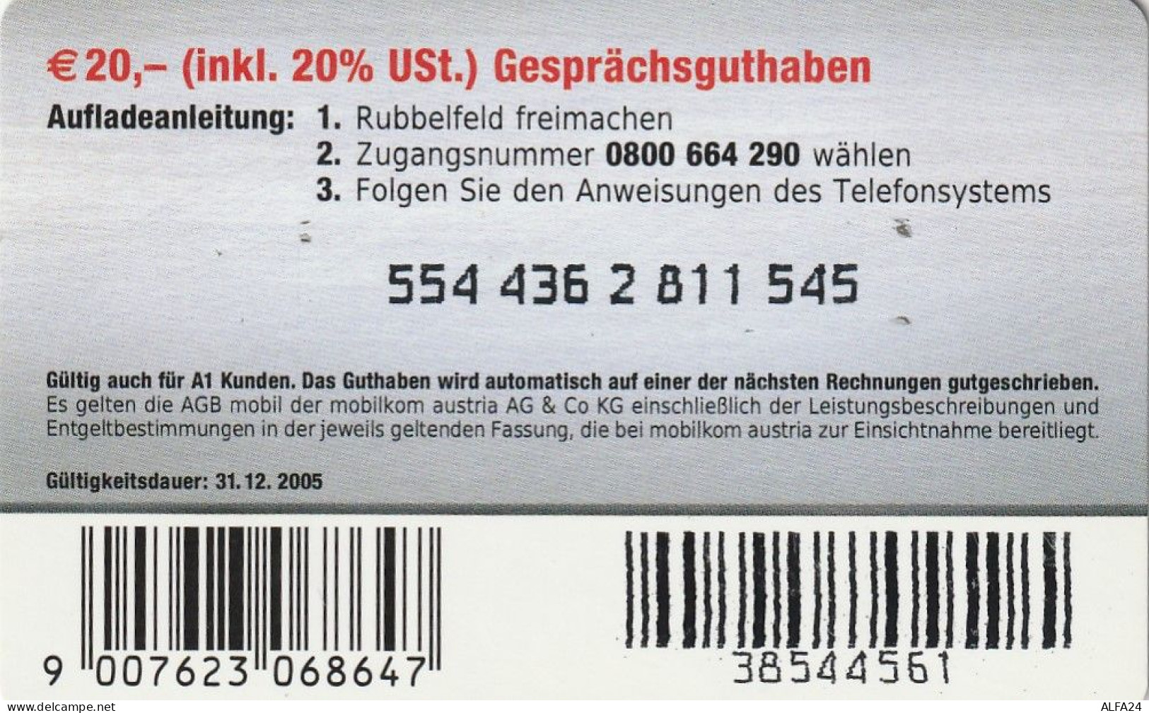 PREPAID PHONE CARD GERMANIA  (CV661 - [2] Prepaid