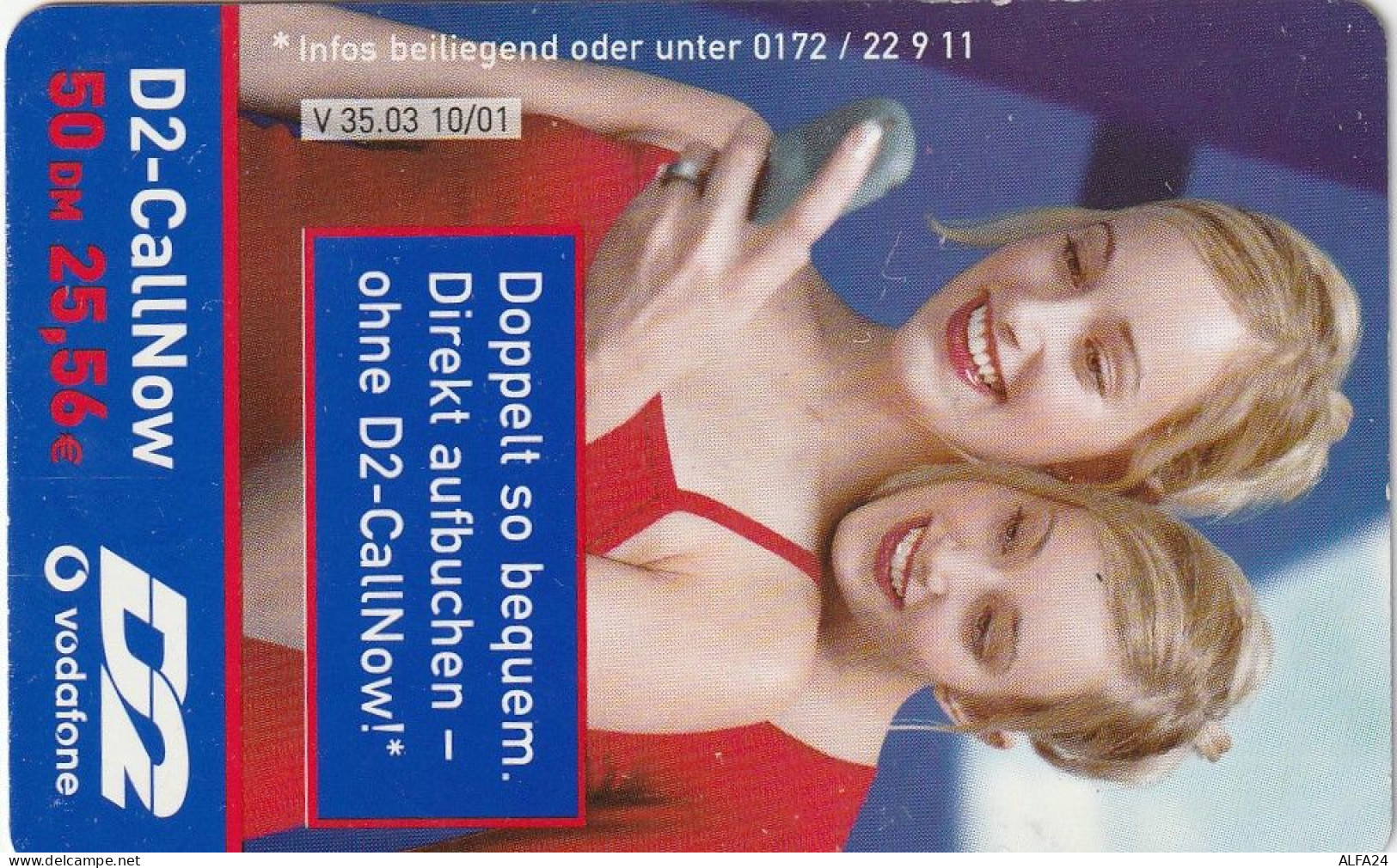 PREPAID PHONE CARD GERMANIA  (CV644 - [2] Mobile Phones, Refills And Prepaid Cards