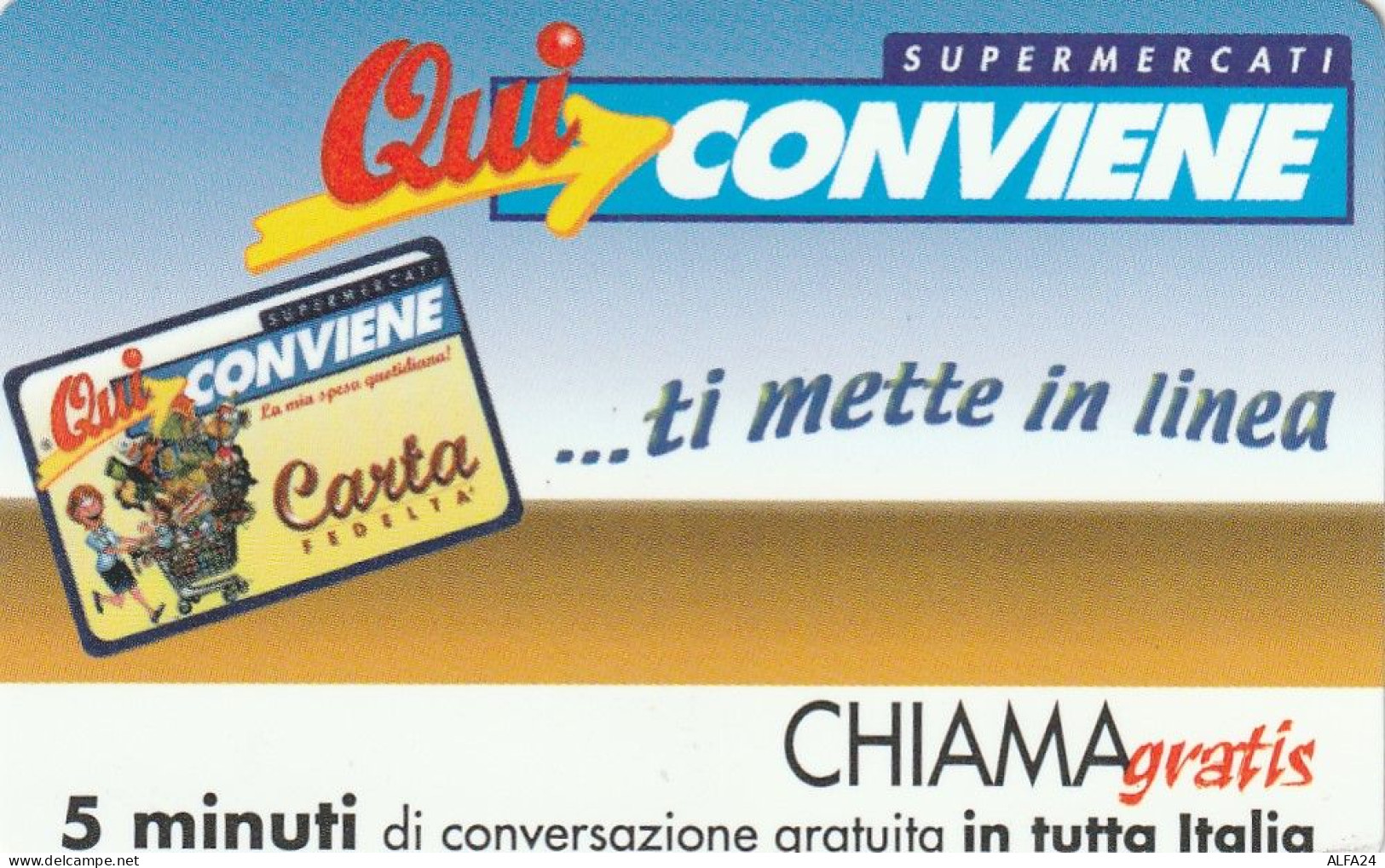 CHIAMAGRATIS MASTER/PROTOTIPO 122 QUI CONVIENE  (CV1614 - Private-Omaggi