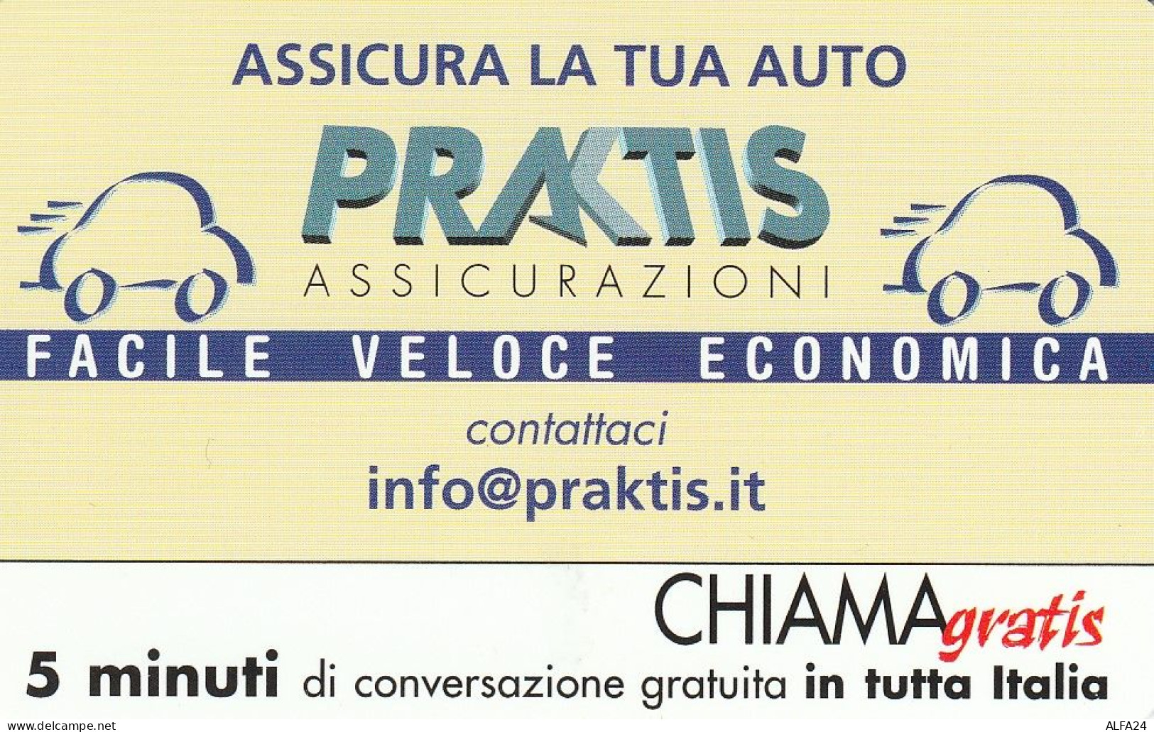 CHIAMAGRATIS MASTER/PROTOTIPO 741 PARKTIS  (CV1610 - Private-Omaggi