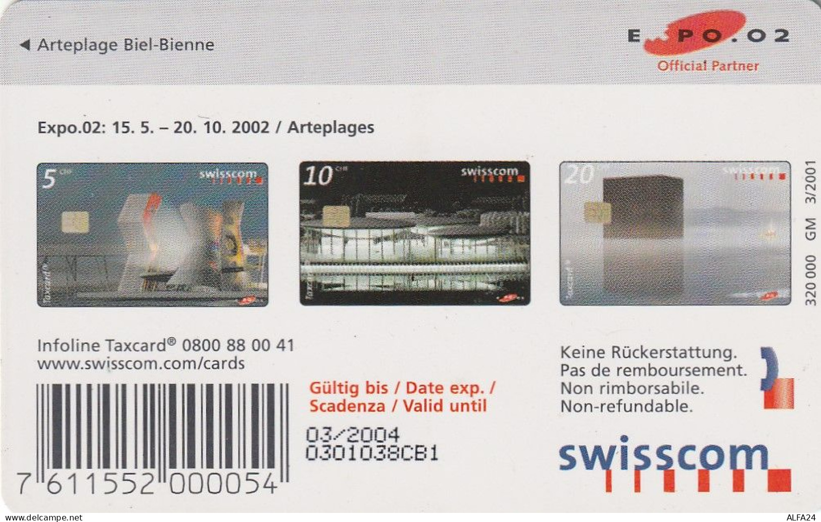 PHONE CARD SVIZZERA  (CV1552 - Suisse