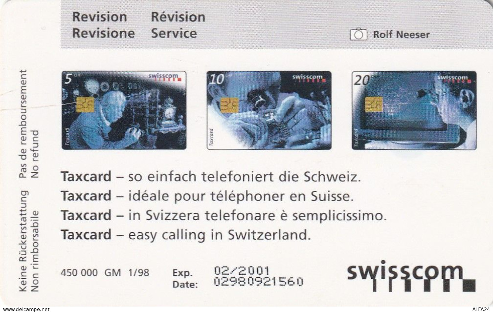 PHONE CARD SVIZZERA  (CV1542 - Suisse