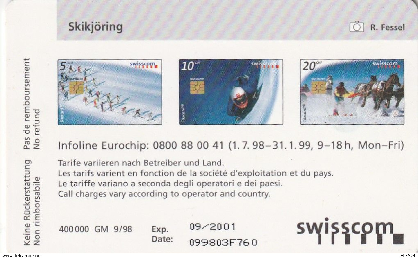 PHONE CARD SVIZZERA  (CV1535 - Suisse