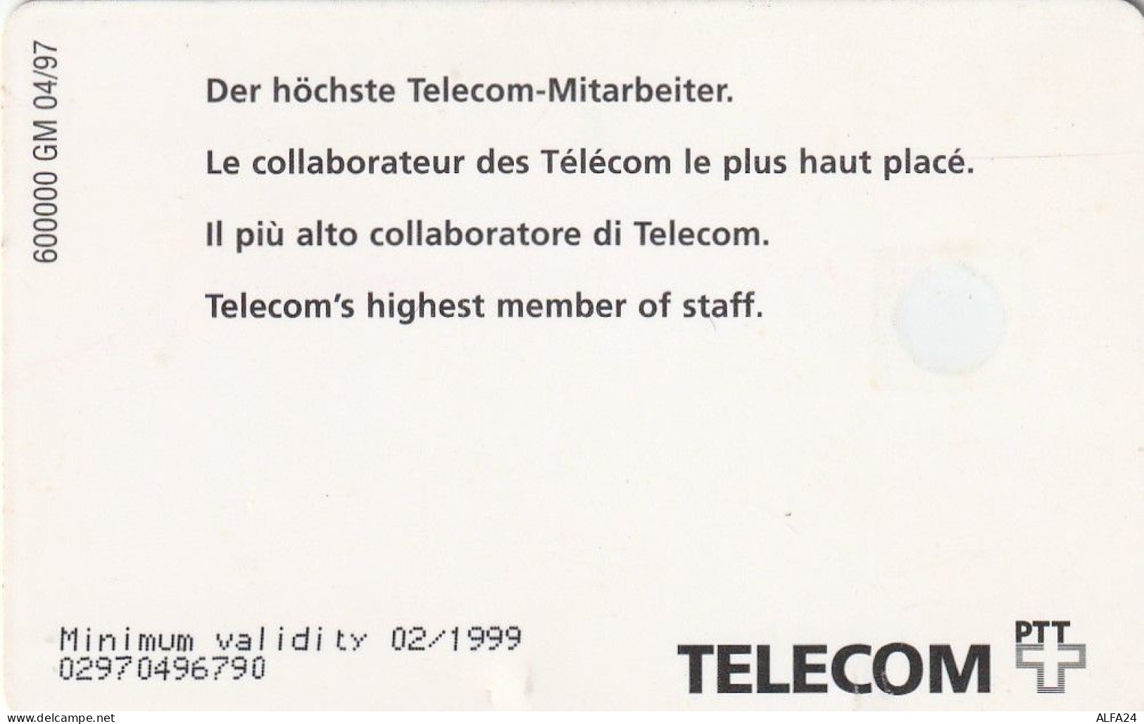 PHONE CARD SVIZZERA  (CV1520 - Suisse