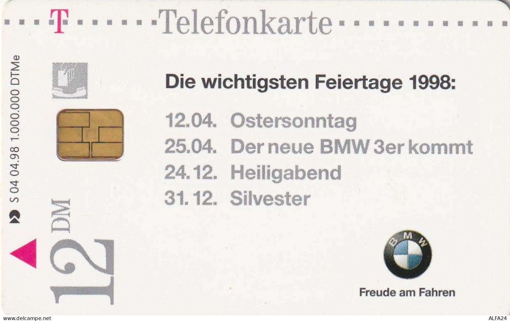 PHONE CARD GERMANIA SERIE S (CV1428 - S-Series: Schalterserie Mit Fremdfirmenreklame