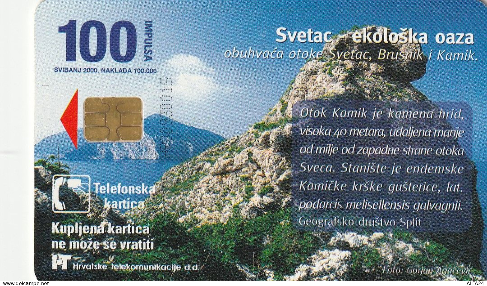 PHONE CARD CROAZIA  (CV1414 - Croatie