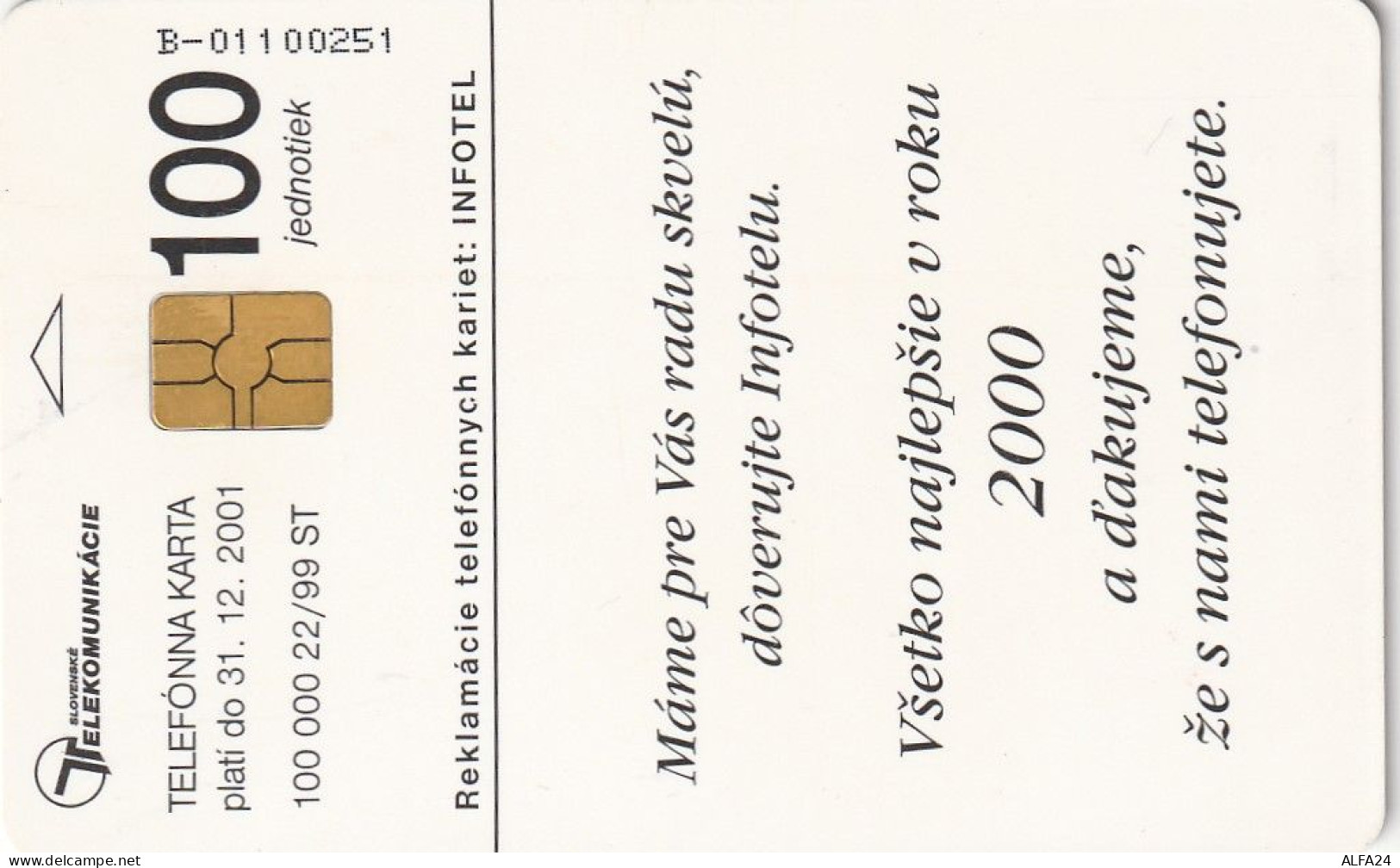 PHONE CARD SLOVACCHIA  (CV1241 - Slowakei