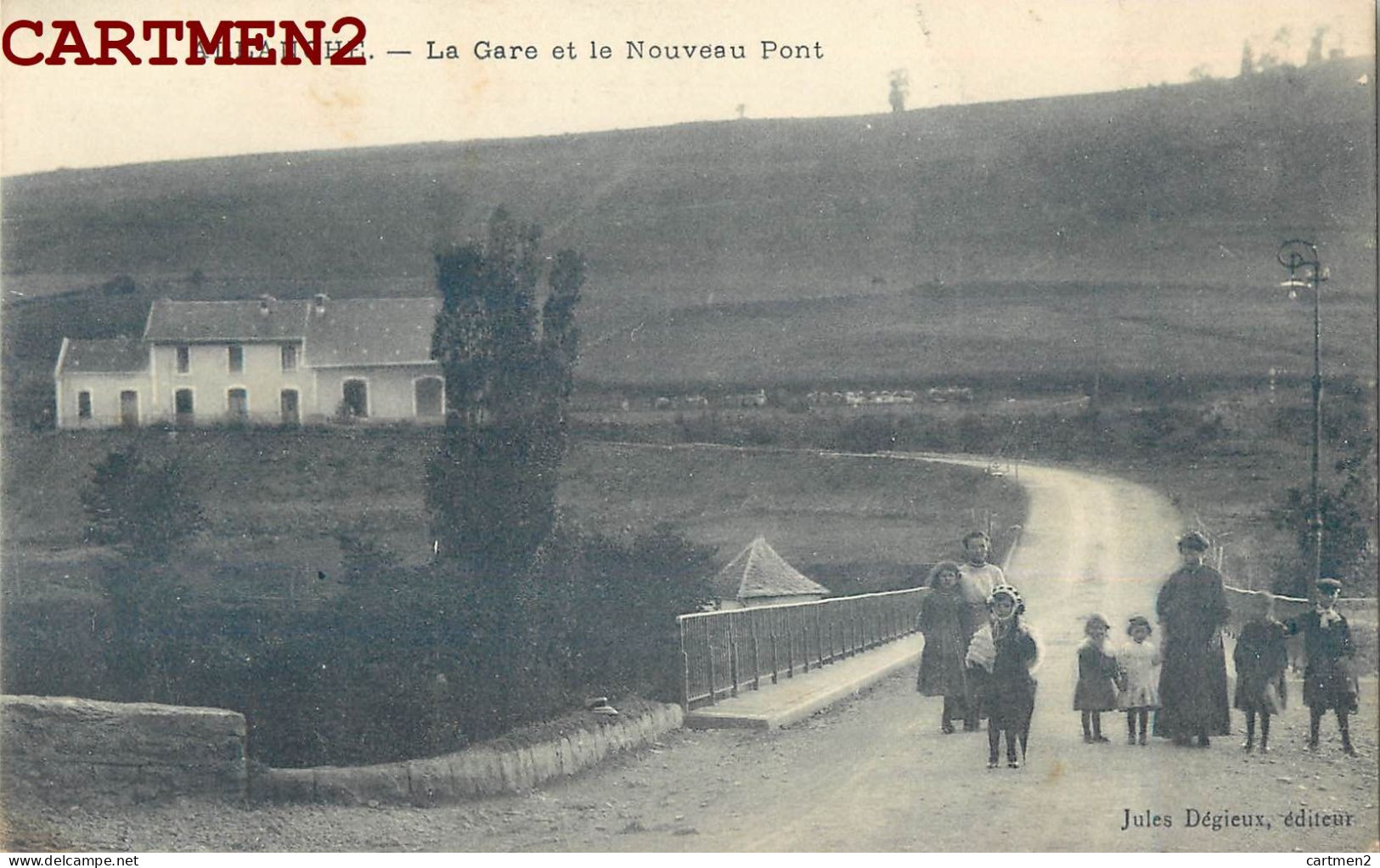 ALLANCHE LA GARE ET LE NOUVEAU PONT 15 CANTAL - Allanche