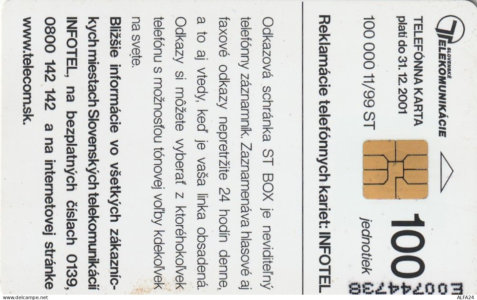 PHONE CARD SLOVACCHIA  (CV1184 - Slovakia