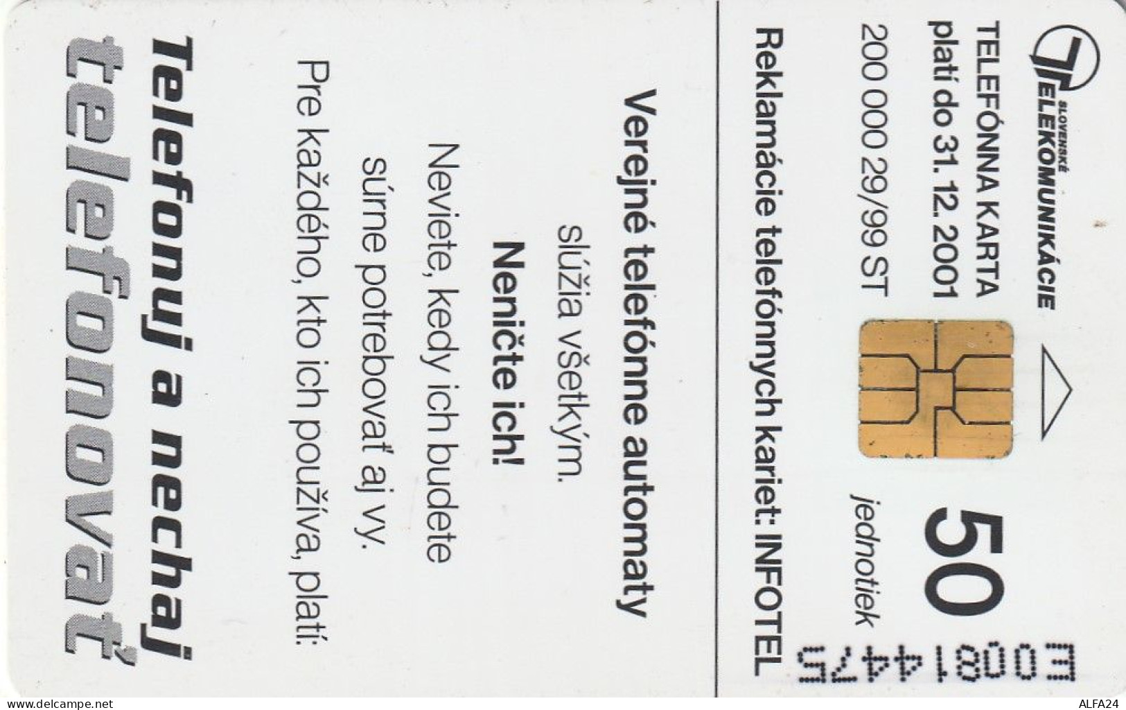 PHONE CARD SLOVACCHIA  (CV1177 - Slovakia