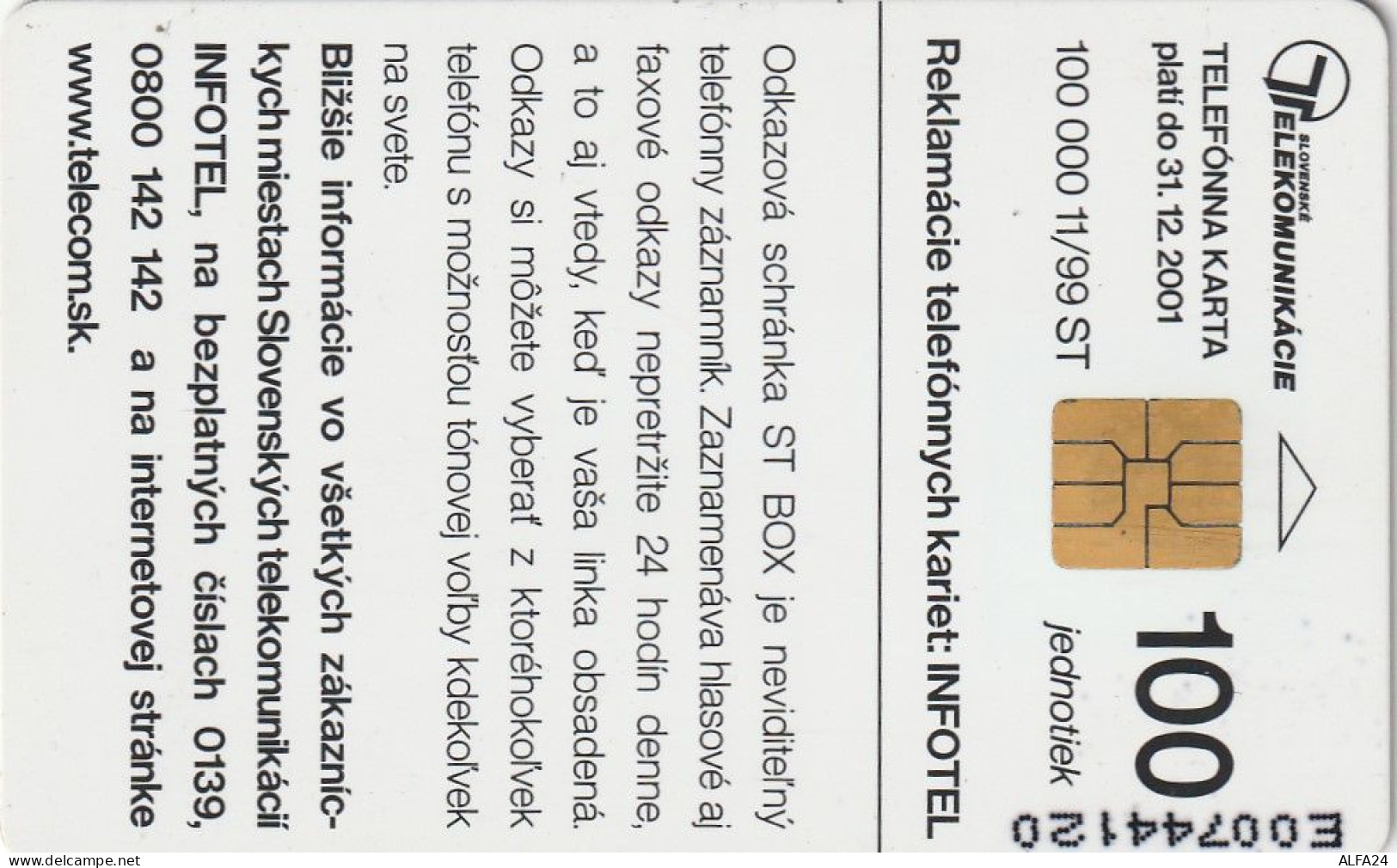 PHONE CARD SLOVACCHIA  (CV1179 - Slowakije