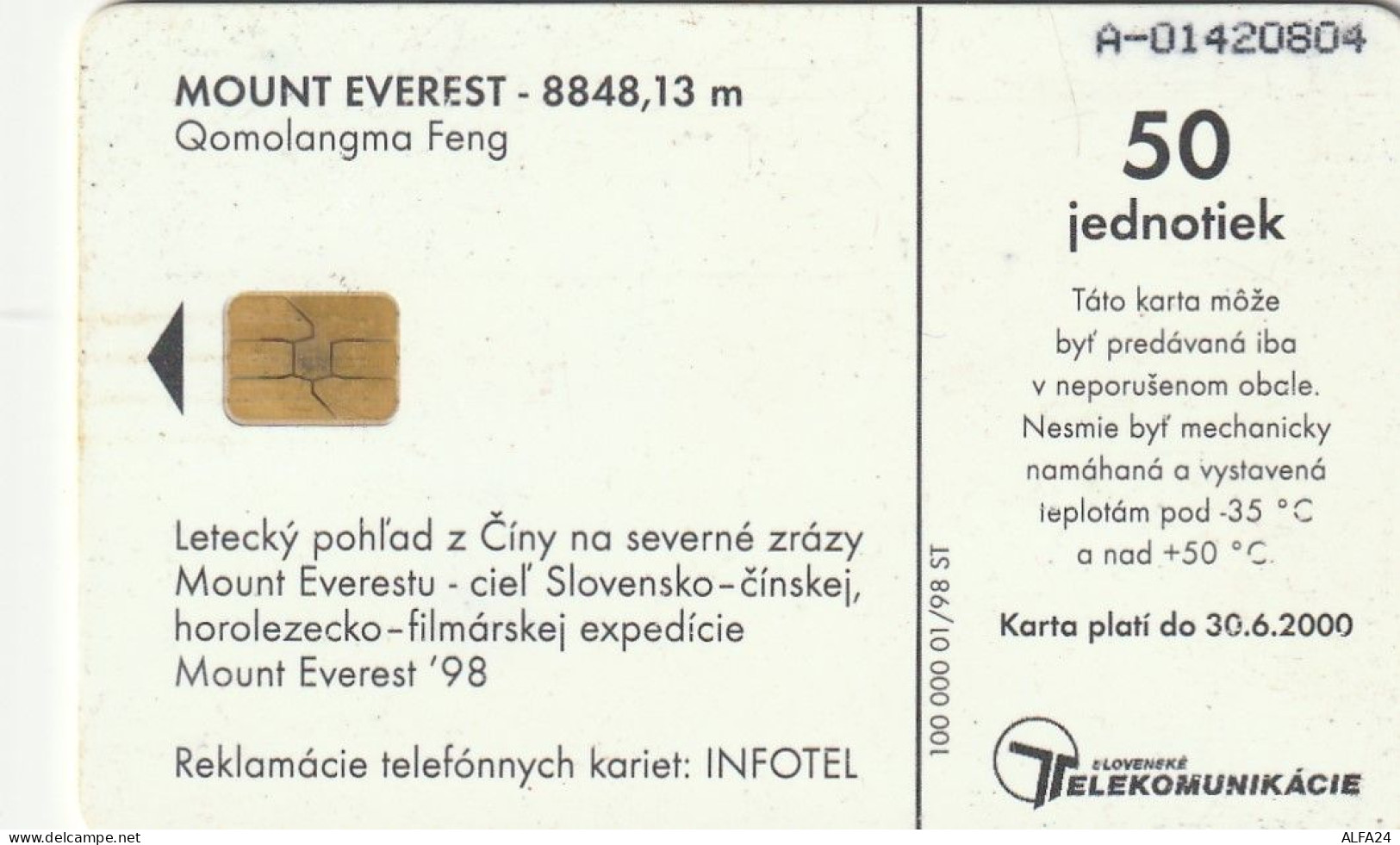 PHONE CARD SLOVACCHIA  (CV1158 - Slovakia