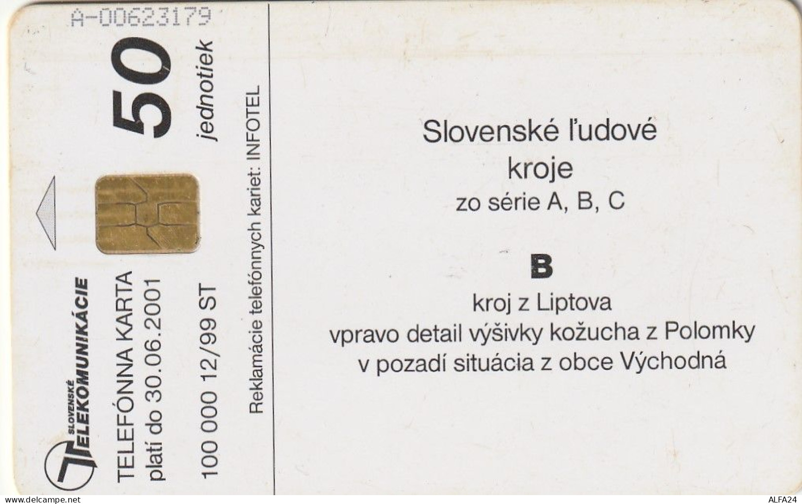 PHONE CARD SLOVACCHIA  (CV1138 - Slowakei