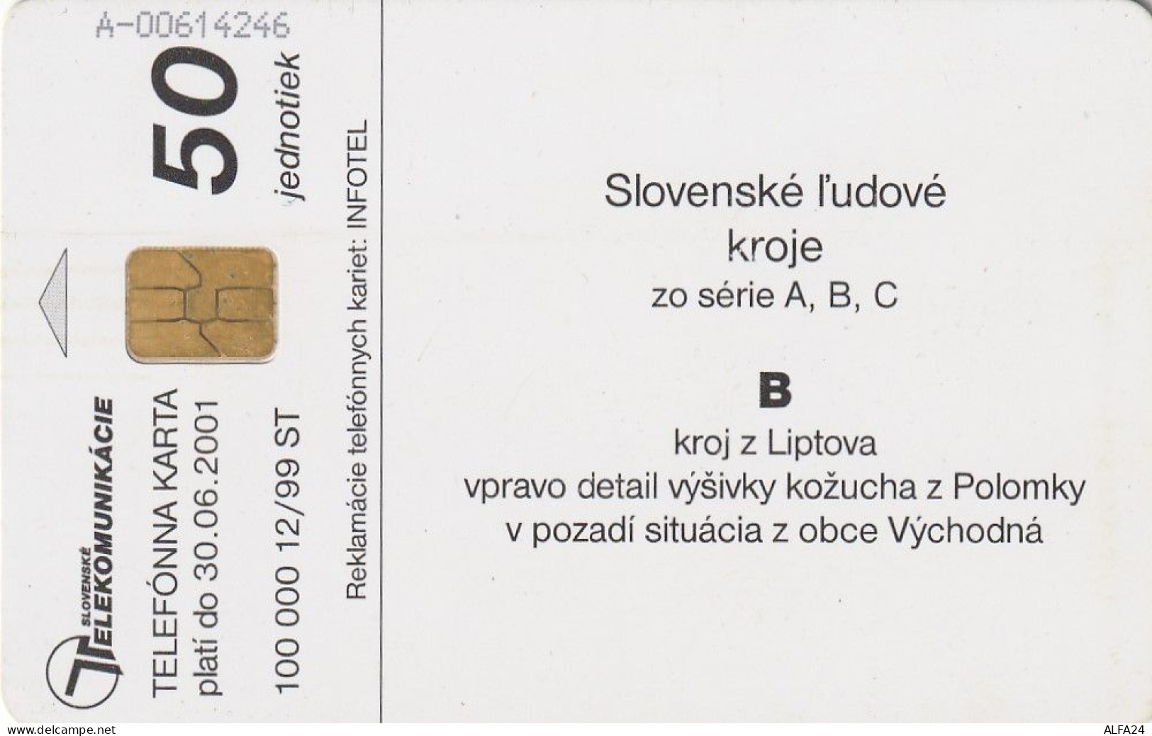 PHONE CARD SLOVACCHIA  (CV1140 - Slovacchia